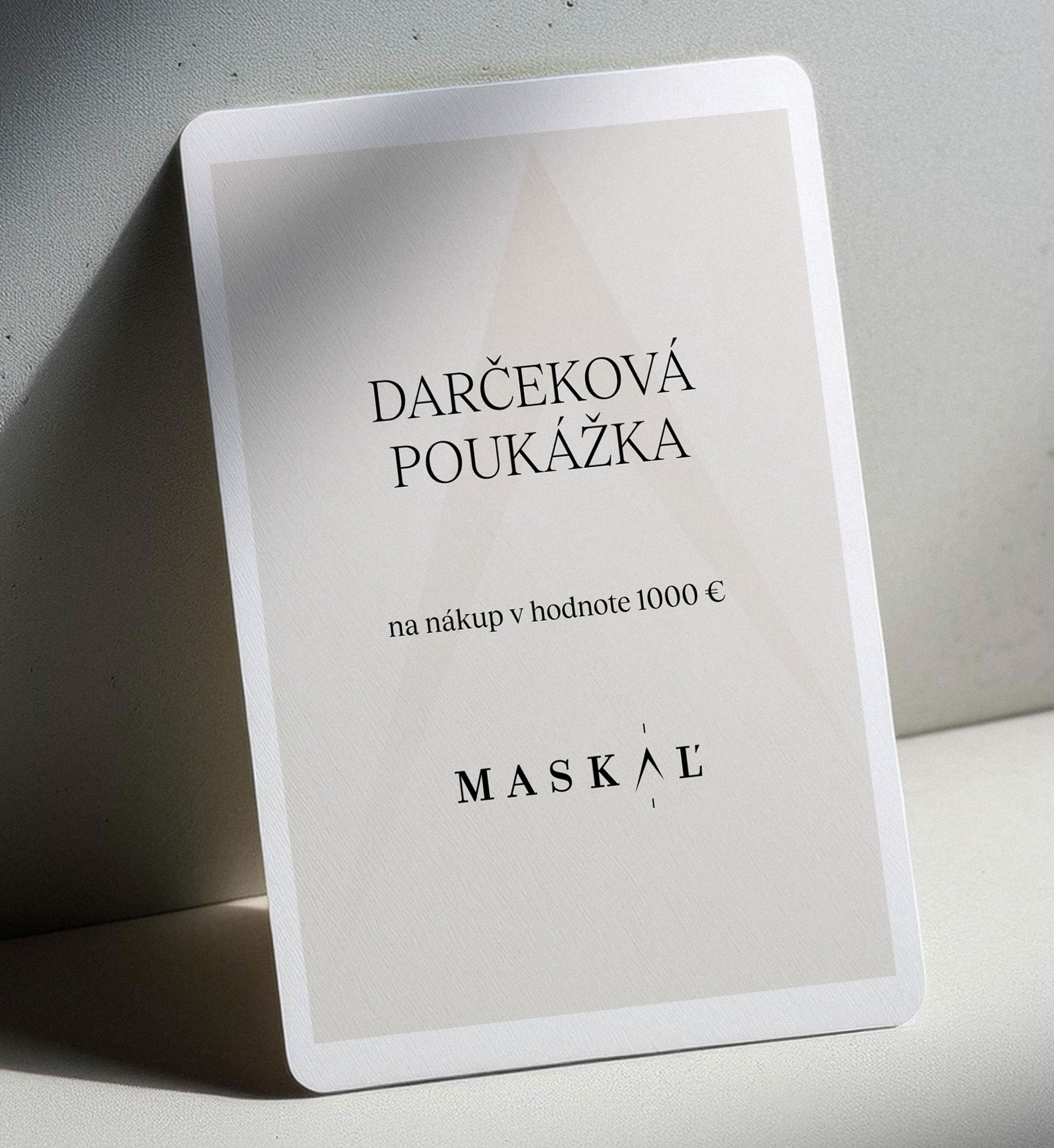 Darčekový poukaz v hodnote 1000€