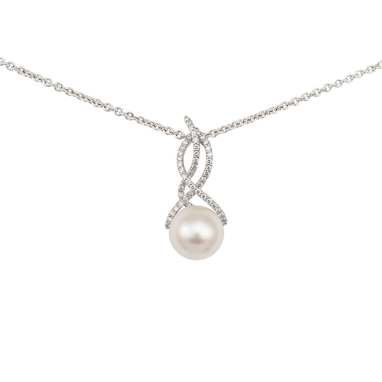Diamantový náhrdelník Schoeffel s perlou
