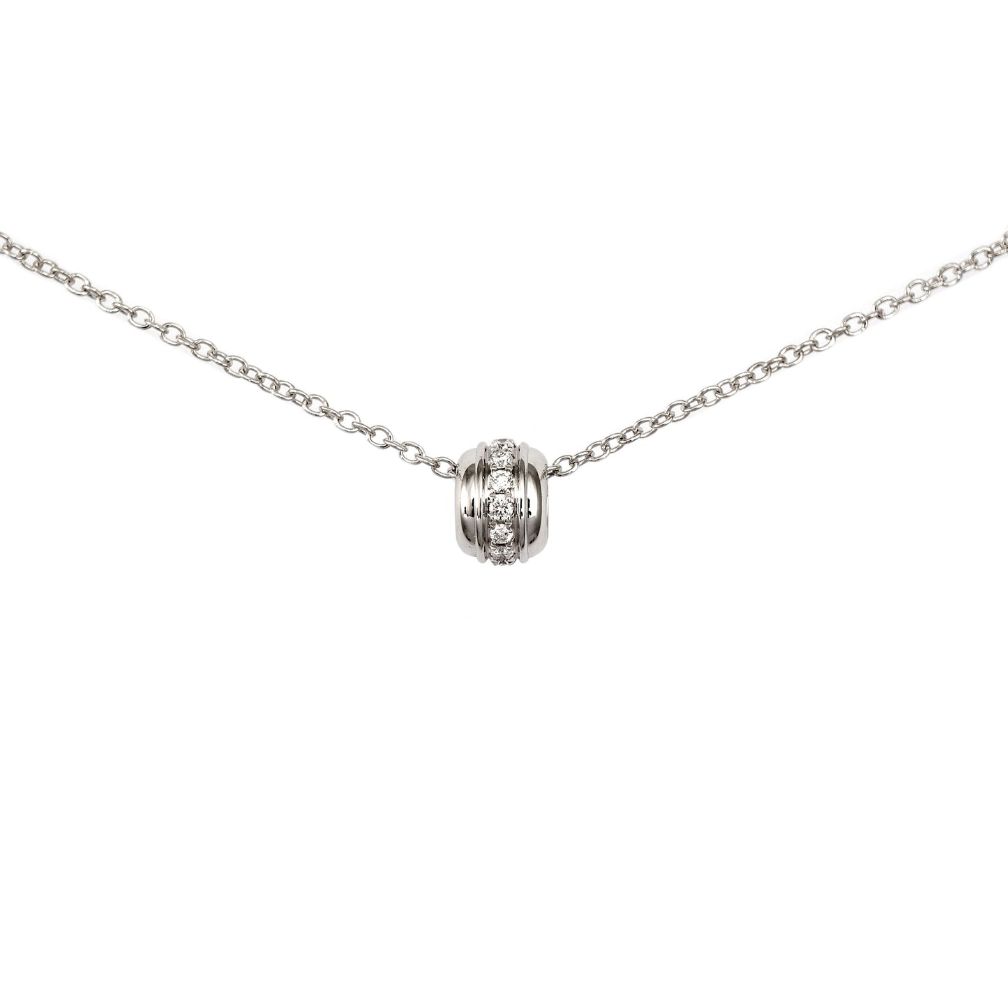 Diamantový náhrdelník Piaget z bieleho zlata