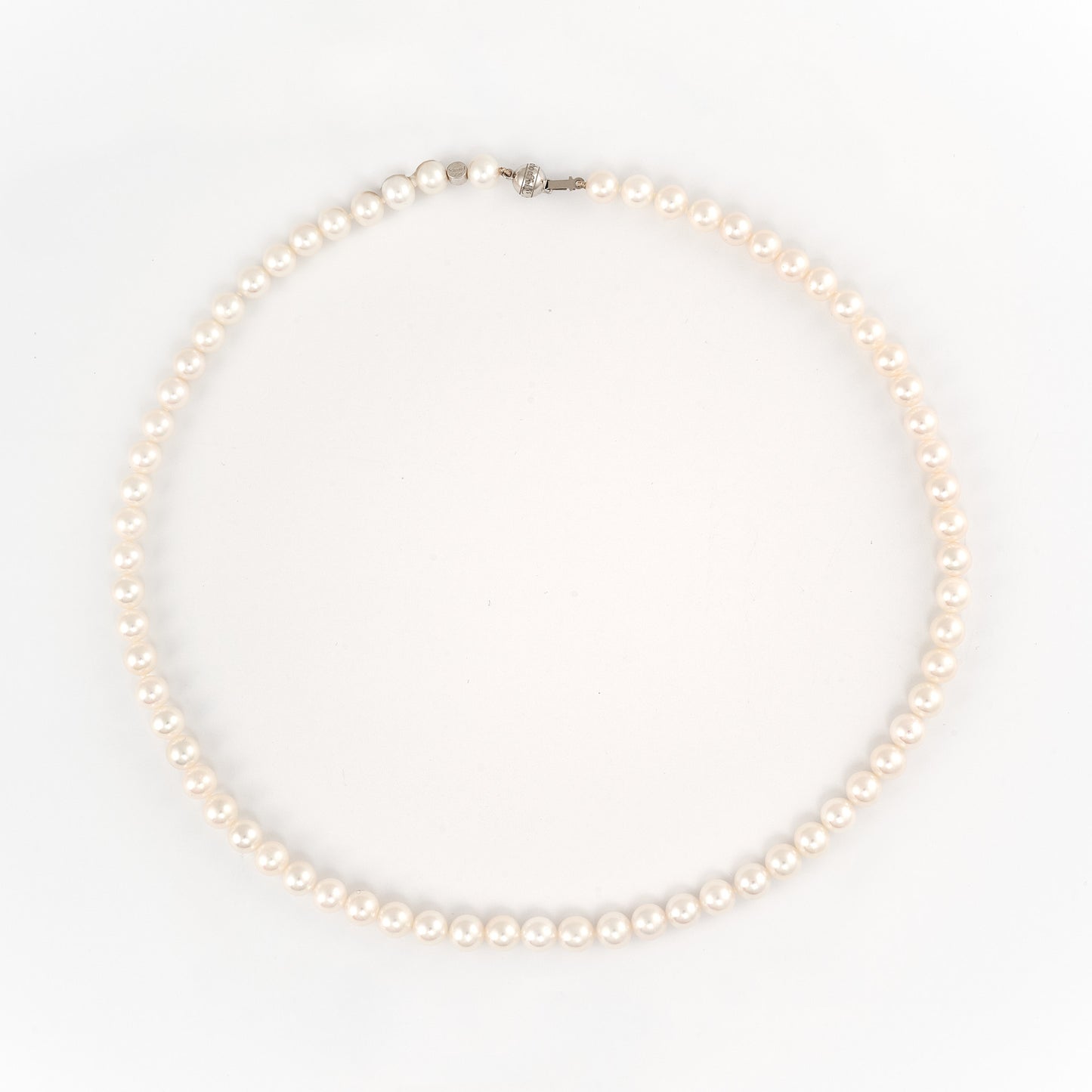 Perlový náhrdelník Schoeffel z bieleho zlata