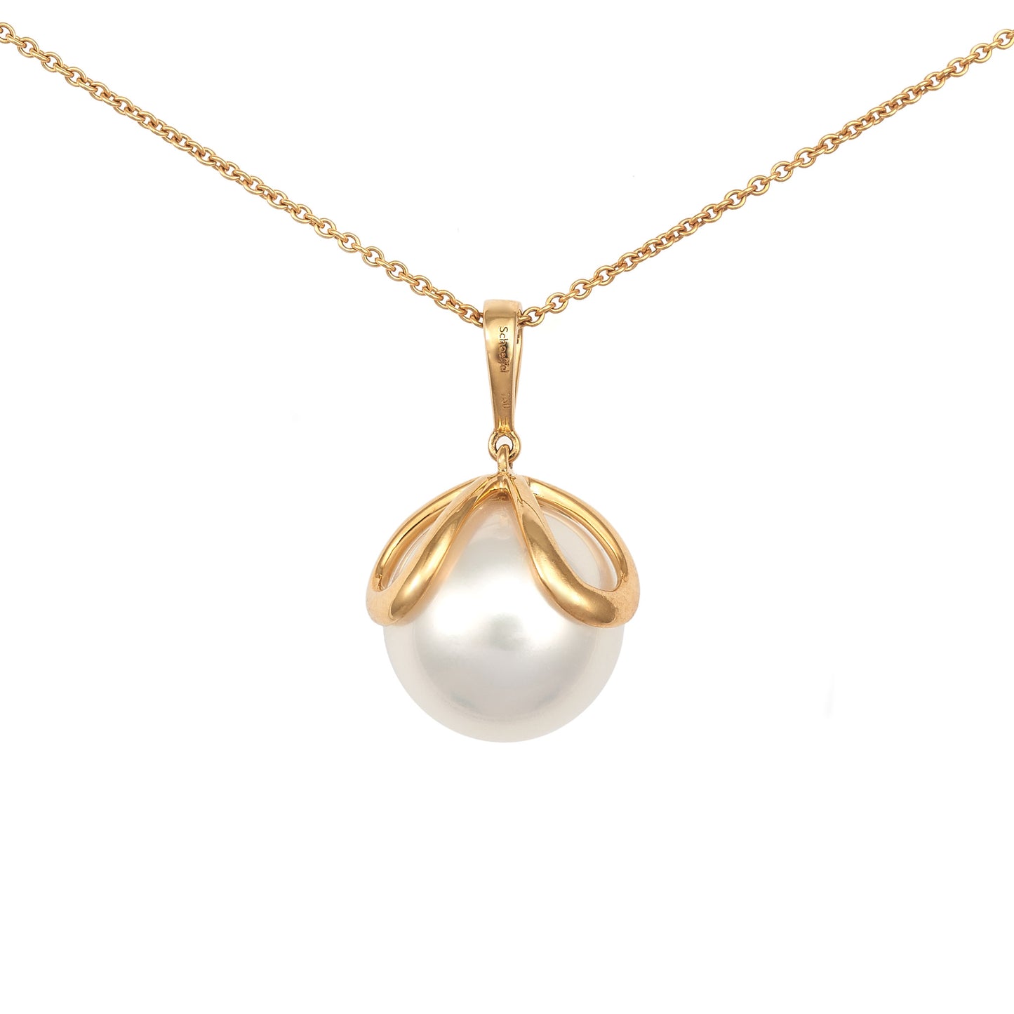 Perlový náhrdelník Schoeffel z ružového zlata