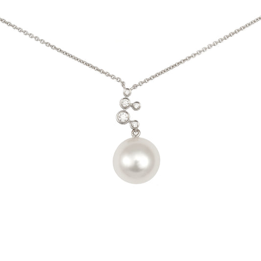 Diamantový náhrdelník Schoeffel s perlou
