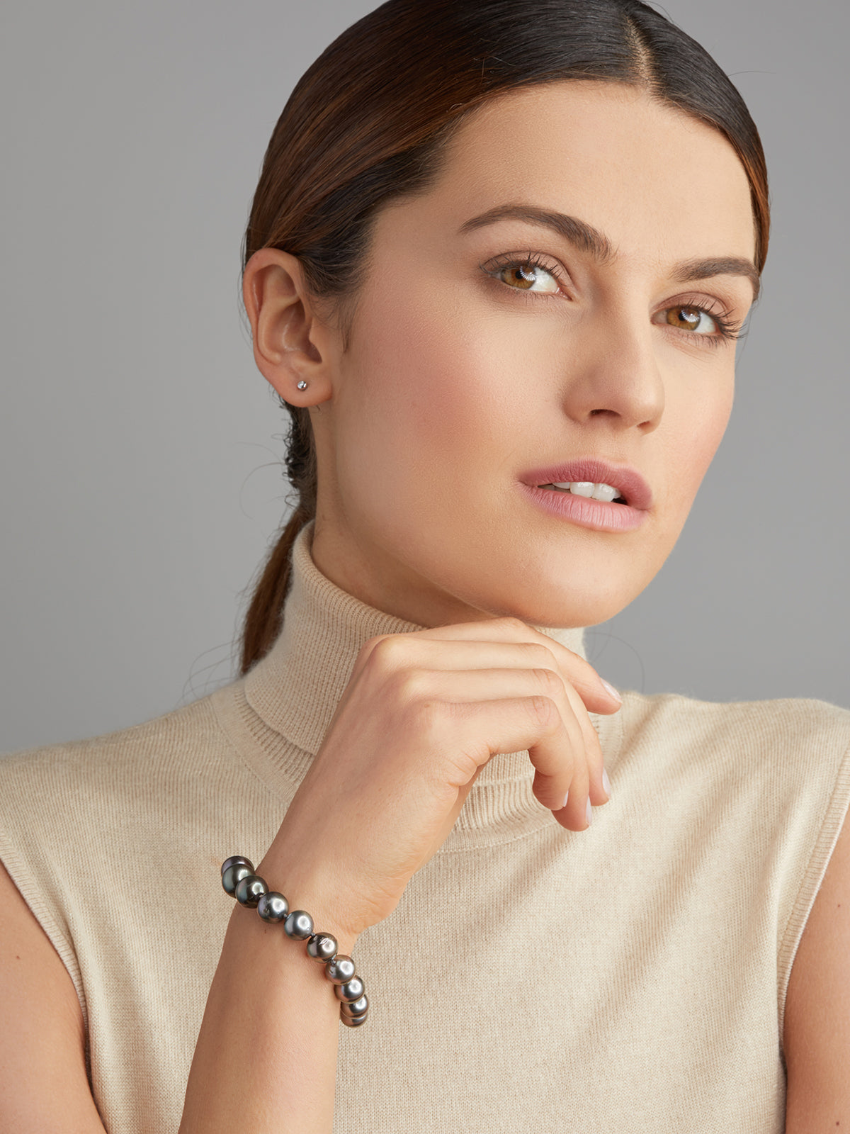 Náramok YANA NESPER s perlami Tahity