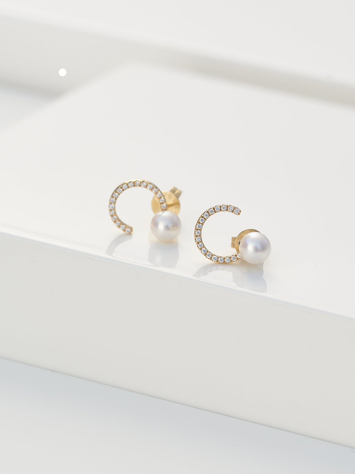 Náušnice YANA NESPER s perlami Akoya