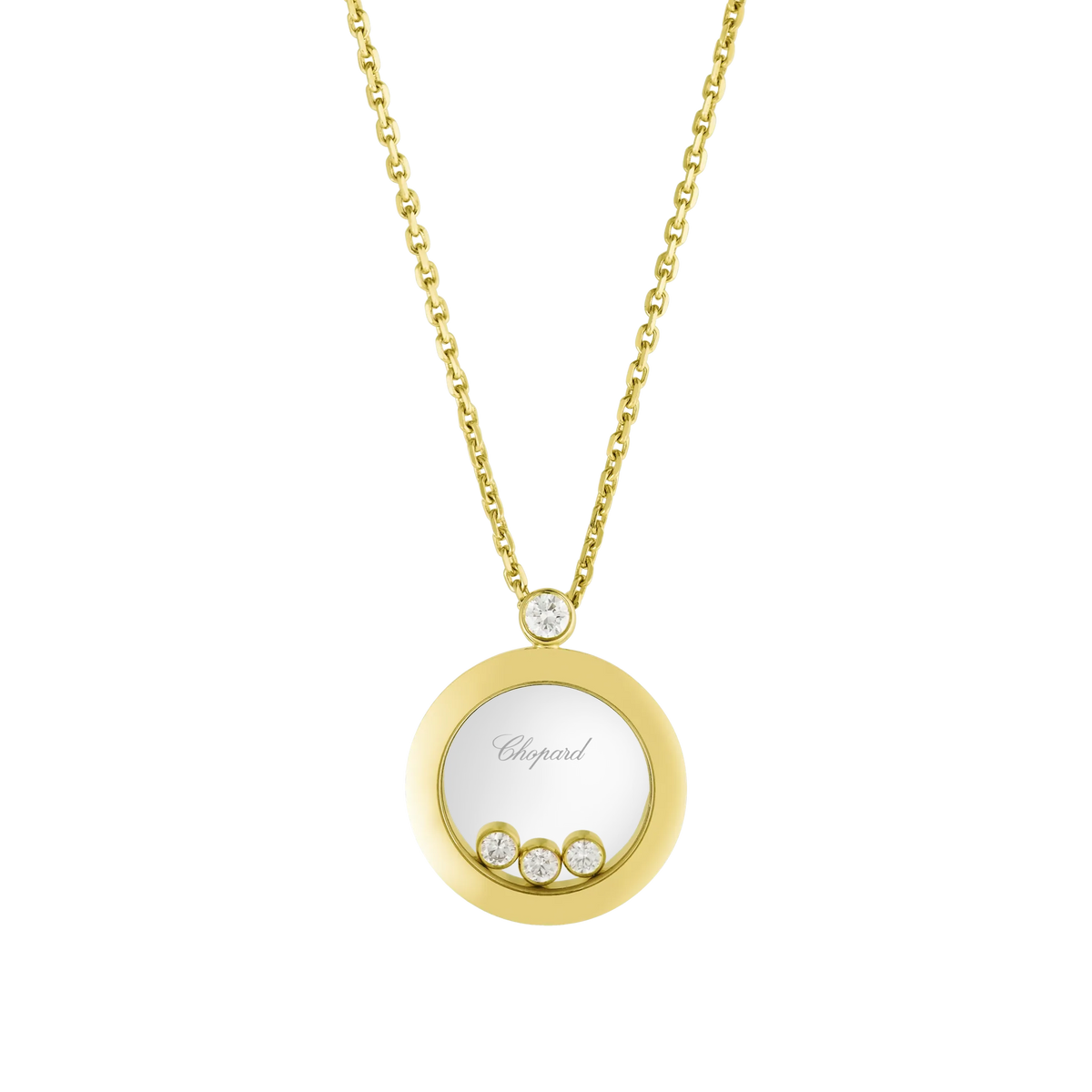 Náhrdelník Chopard Happy Diamonds Icons Yellow Gold Pendant