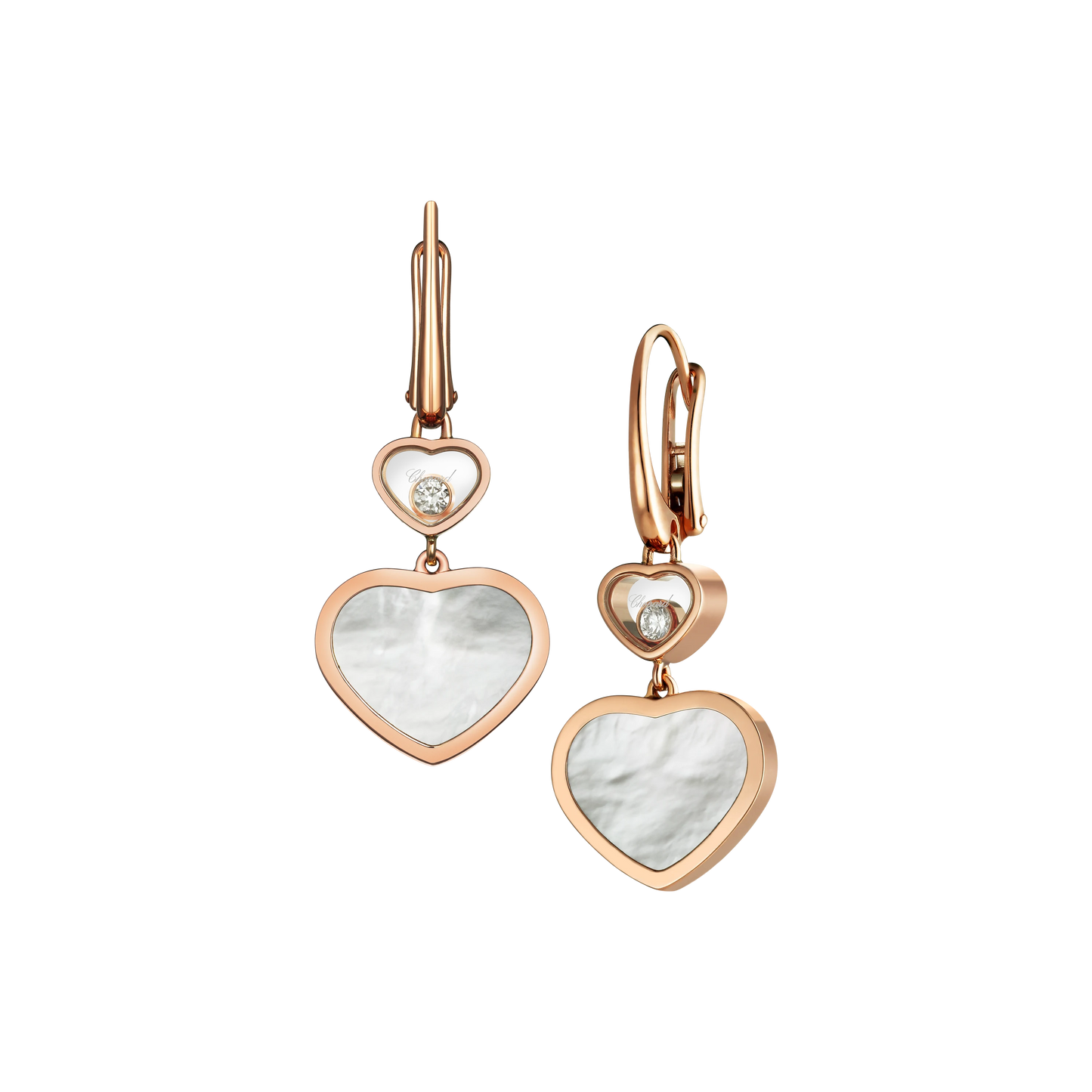 Náušnice Chopard Happy Hearts