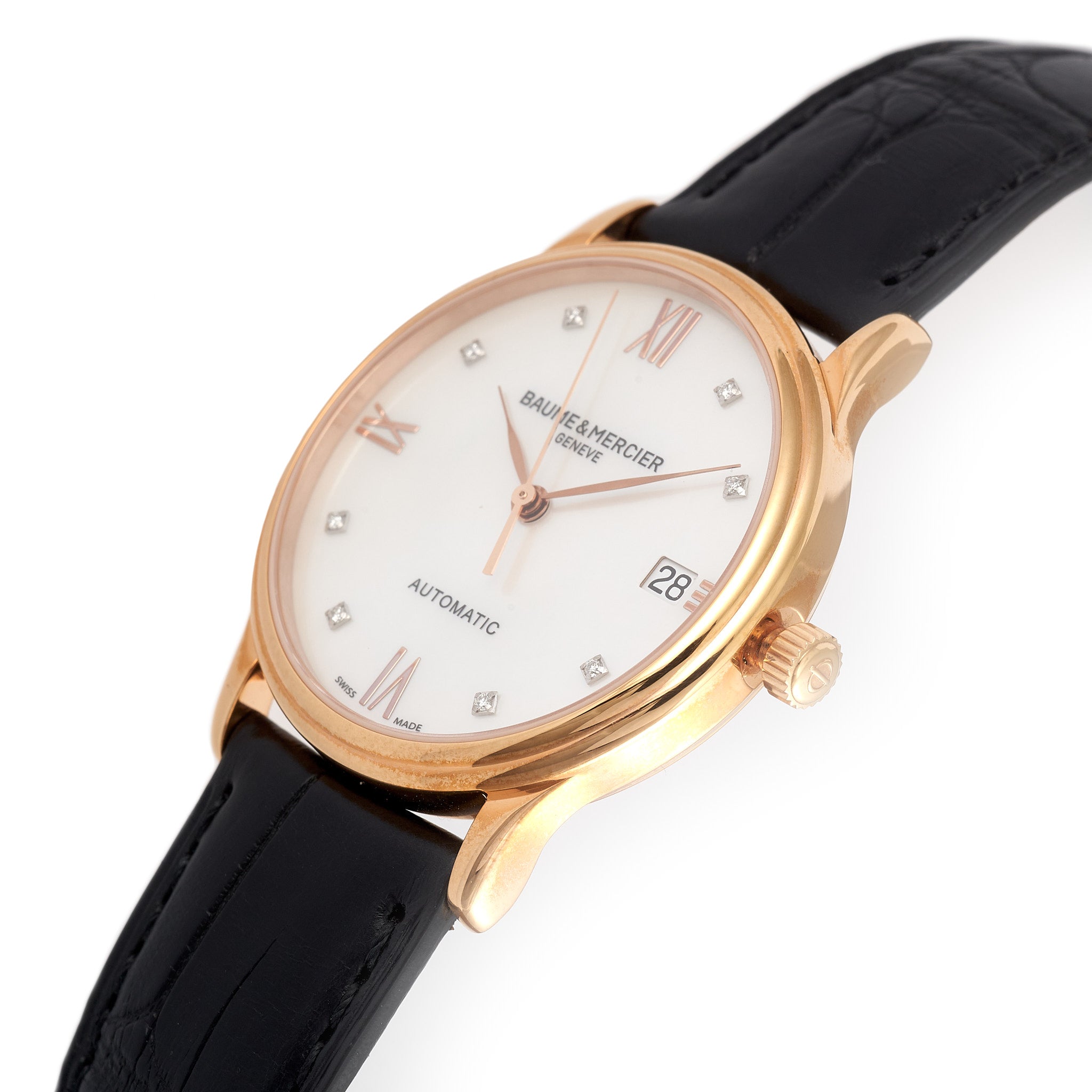 Baume & Mercier Classima Mother of Pearl Watch Gold