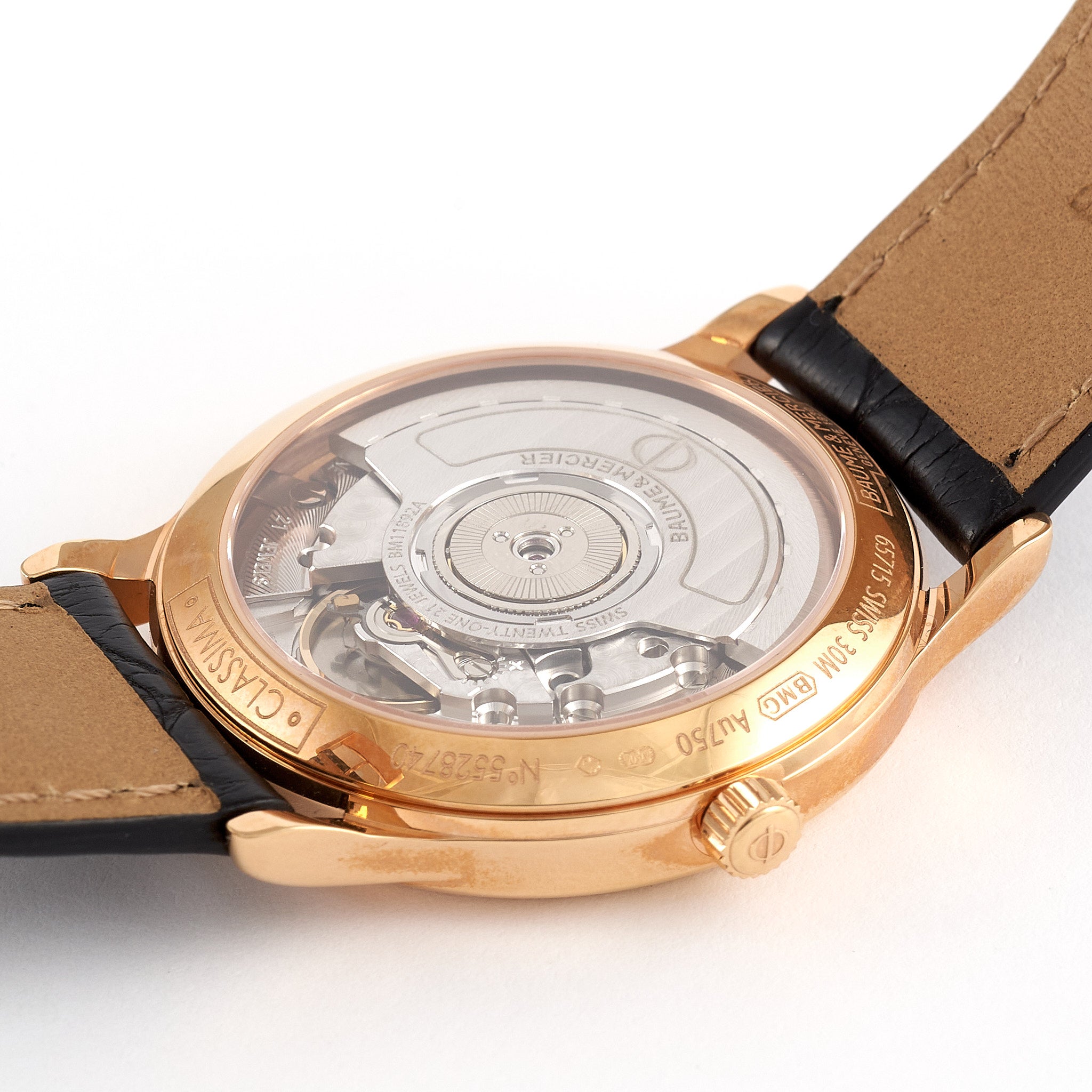 Baume & Mercier Classima Mother of Pearl Watch Gold