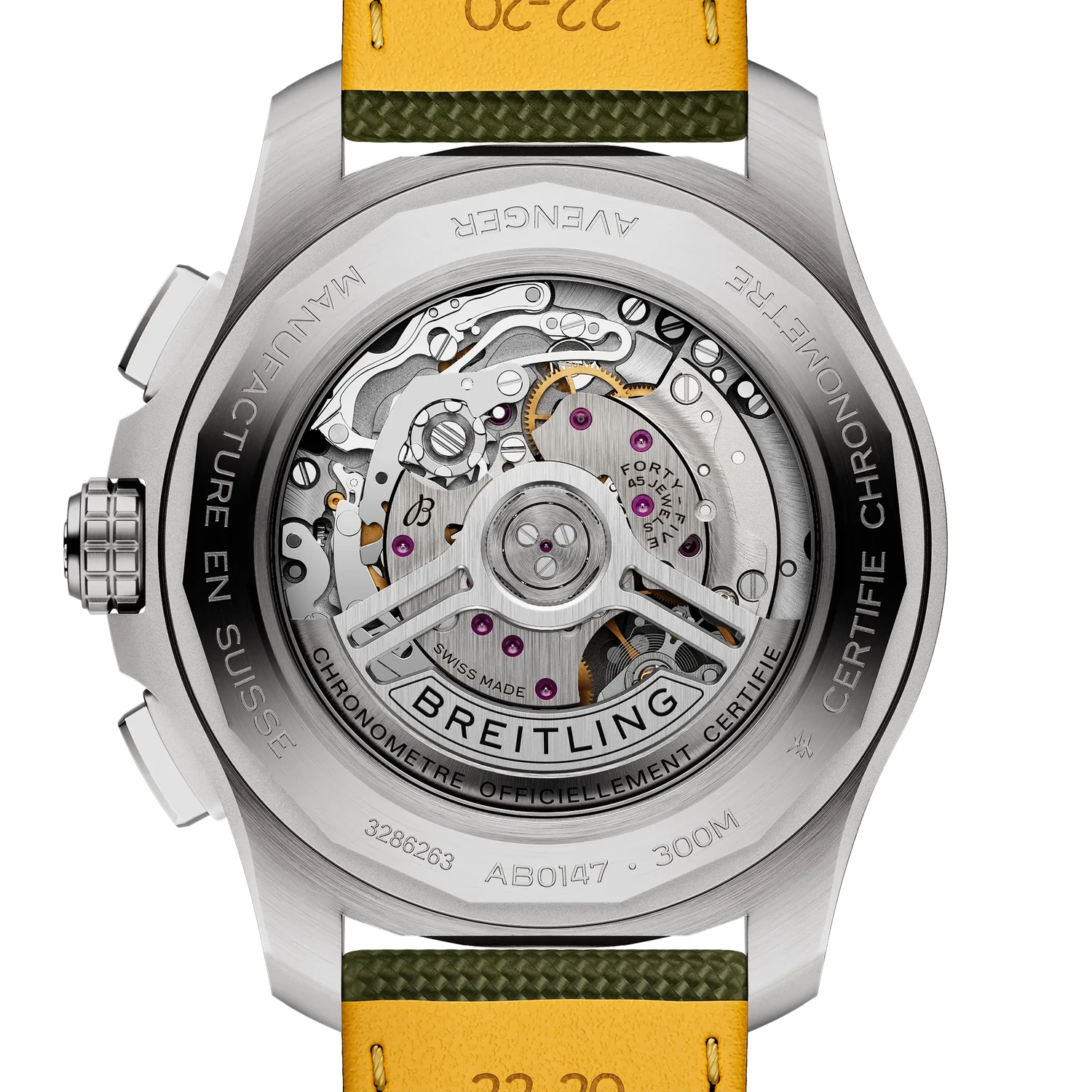 Breitling Avenger B01 Chronograph 44 AB0147101L1X1 — zadná strana