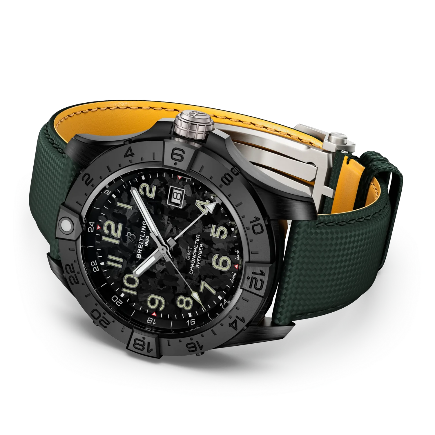 Breitling Avenger Automatic GMT 44 Night Mission S32320101B1X1 — bočný profil