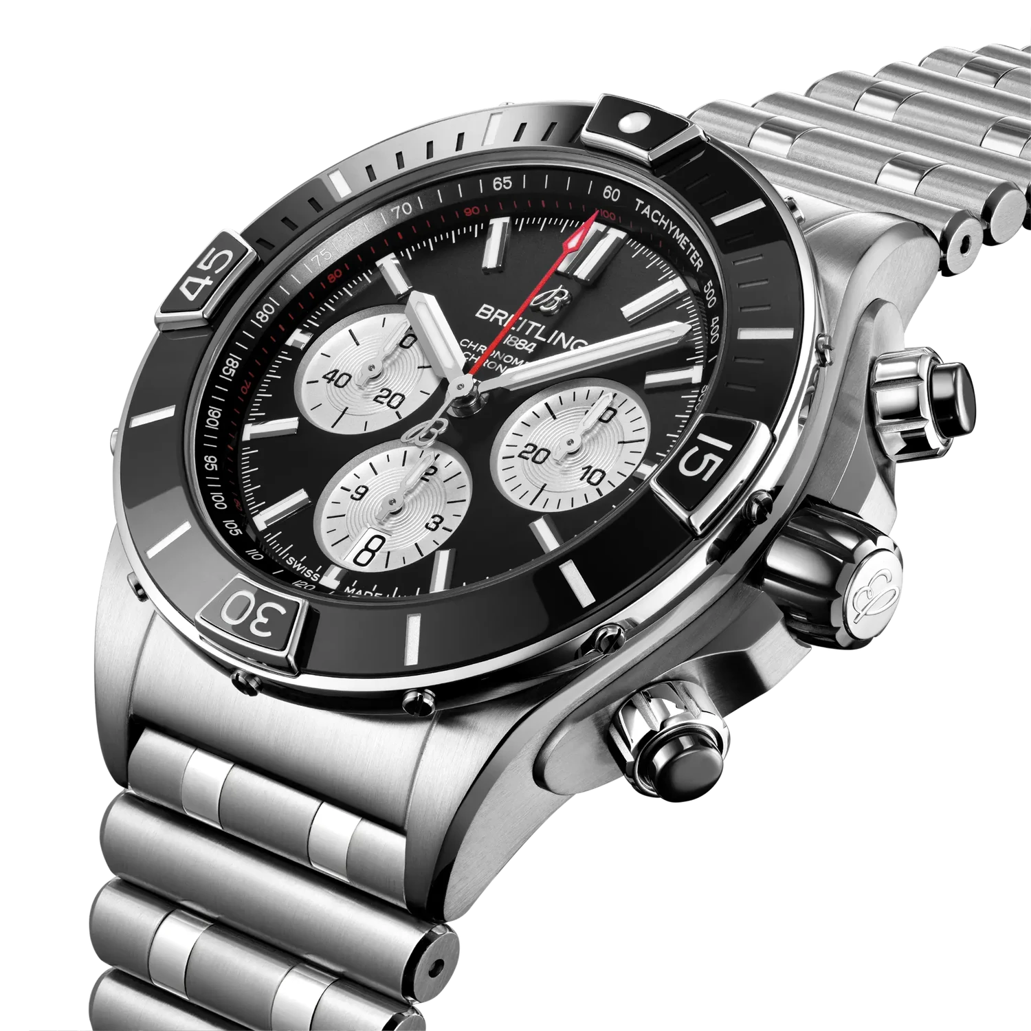 Breitling Super Chronomat B01 44 AB0136251B1A1 — 3/4 pohľad
