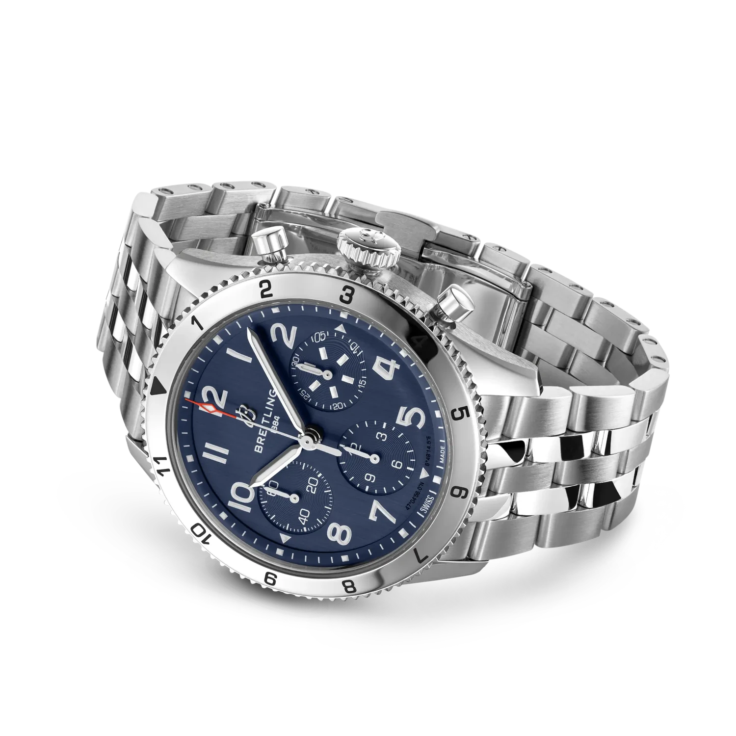 Breitling Classic Avi Chronograph 42 A233801A1C1A1 — bočný profil