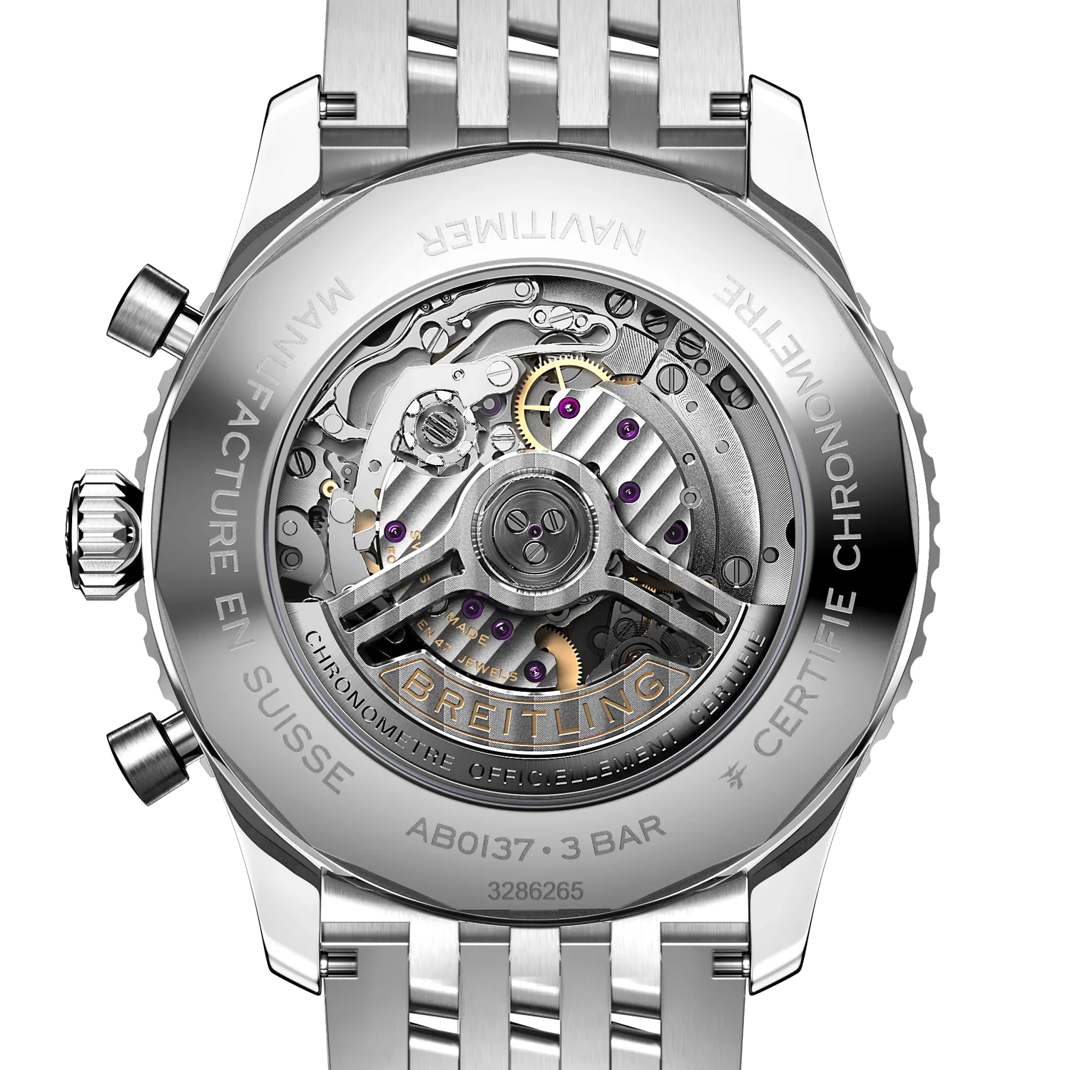 Breitling Navitimer B01 Chronograph 46 AB0137211C1A1 — zadná strana