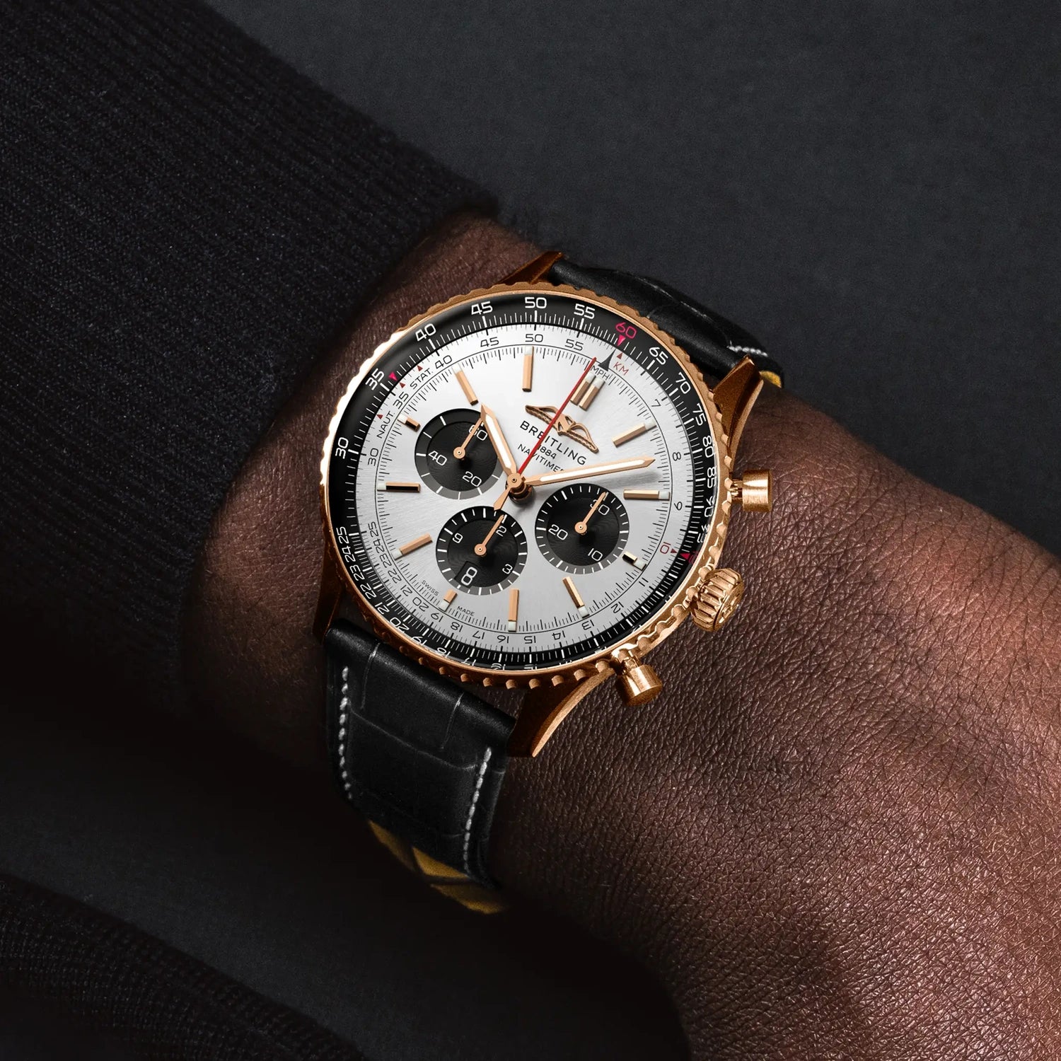 Breitling Navitimer B01 Chronograph 46 RB0137241G1P1 — na zápästí