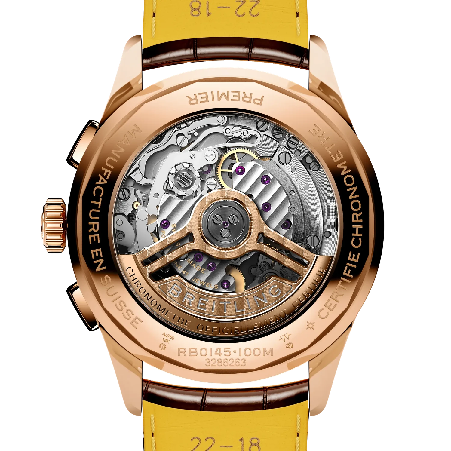 Breitling Premier B01 Chronograph 42 RB0145371G1P1 — zadná strana