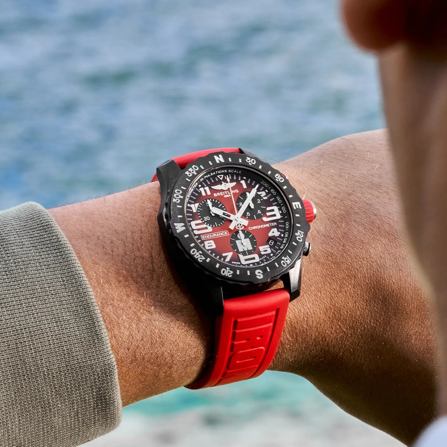 Breitling Endurance Pro Ironman® X823109A1K1S1 — lifestyle on-wrist