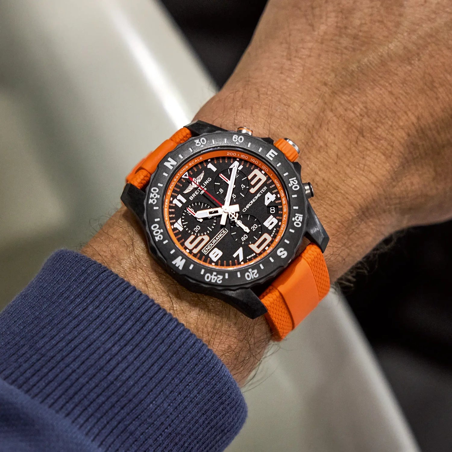 Breitling Endurance Pro 44 X82310A51B1S2 — lifestyle on-wrist