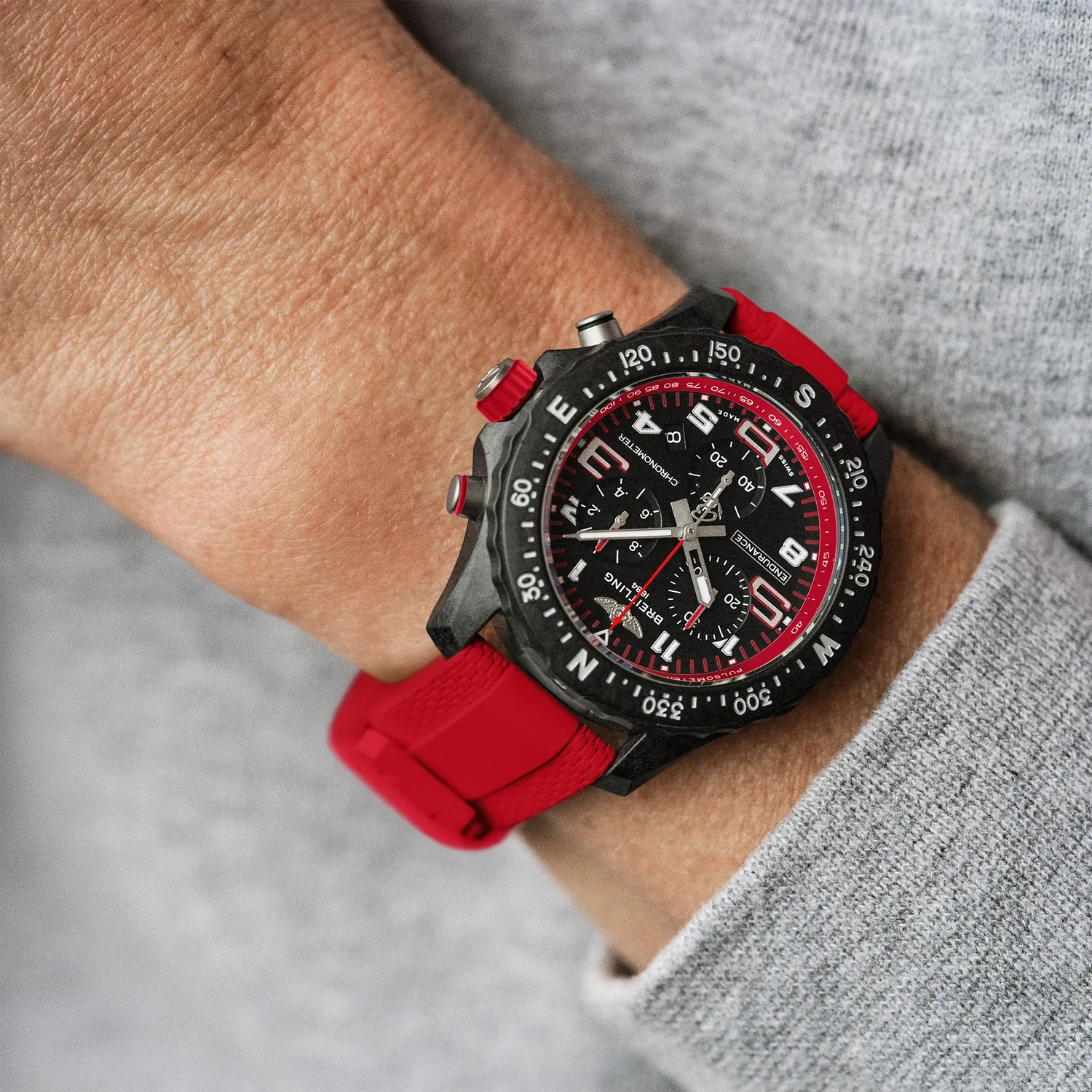 Breitling Endurance Pro 38 X83310D91B2S1 — lifestyle on-wrist