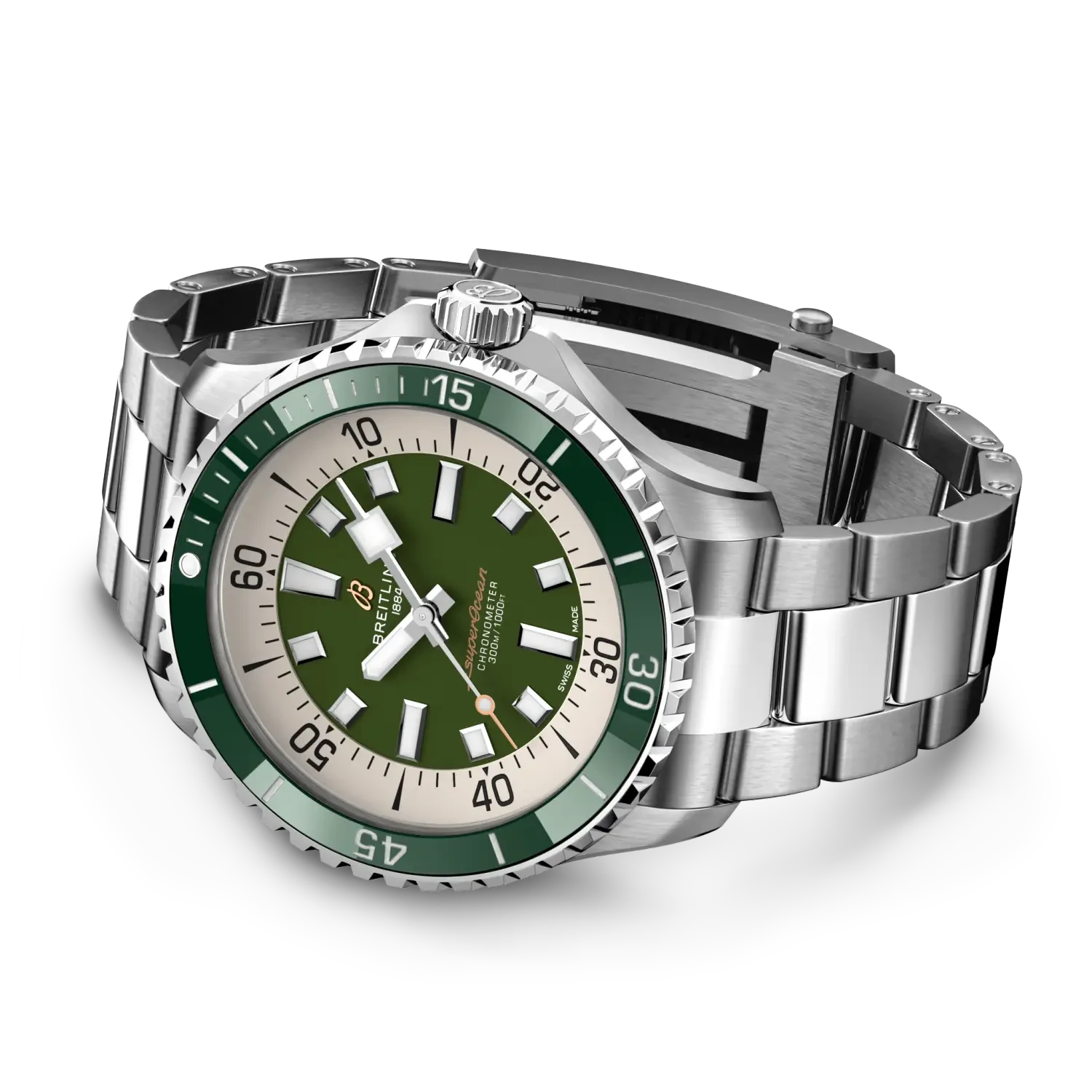 Breitling Superocean A17376A31L1A1 — bočný profil