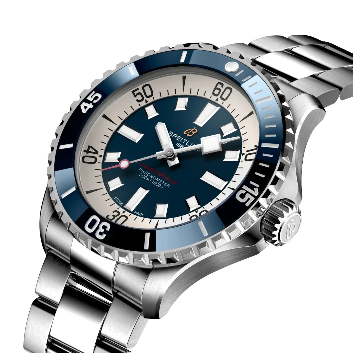 Breitling Superocean Automatic 46 A17378E71C1A1 — 3/4 pohľad