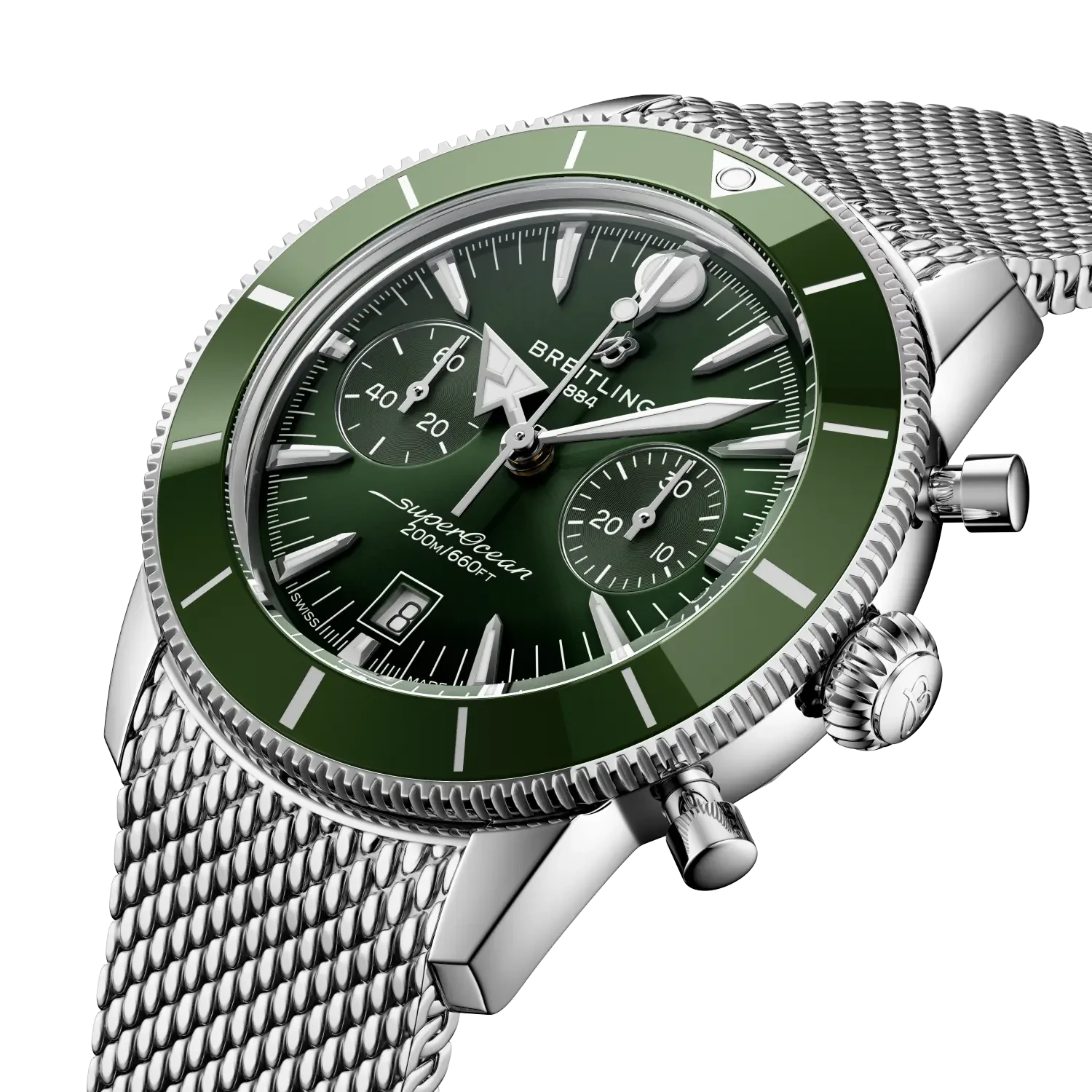 Breitling Superocean Heritage B01 Chronograph 42 AB0156361L1A1 — 3/4 pohľad