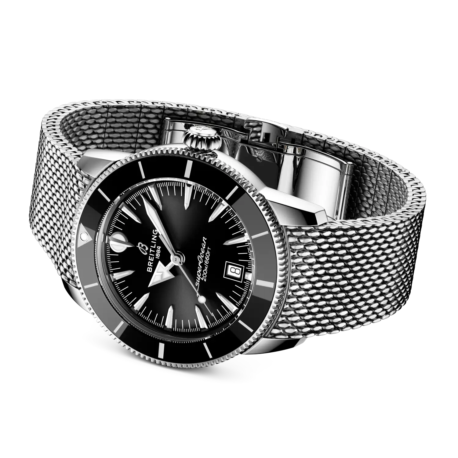 Breitling Superocean Heritage B31 Automatic 42 AB3111241B1A1 — bočný profil