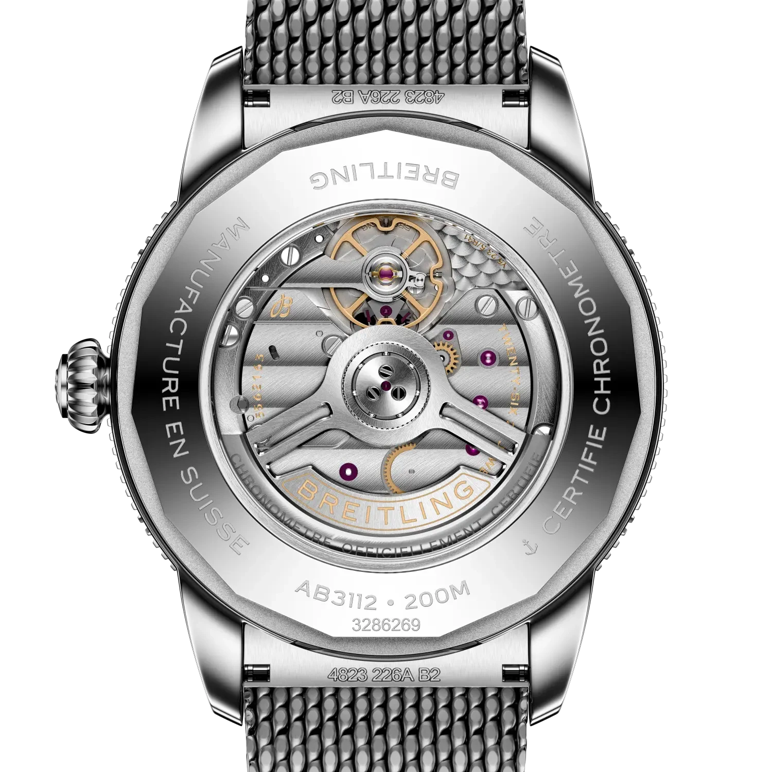 Breitling Superocean Heritage B31 Automatic 44 AB3112241B1A1 — zadná strana