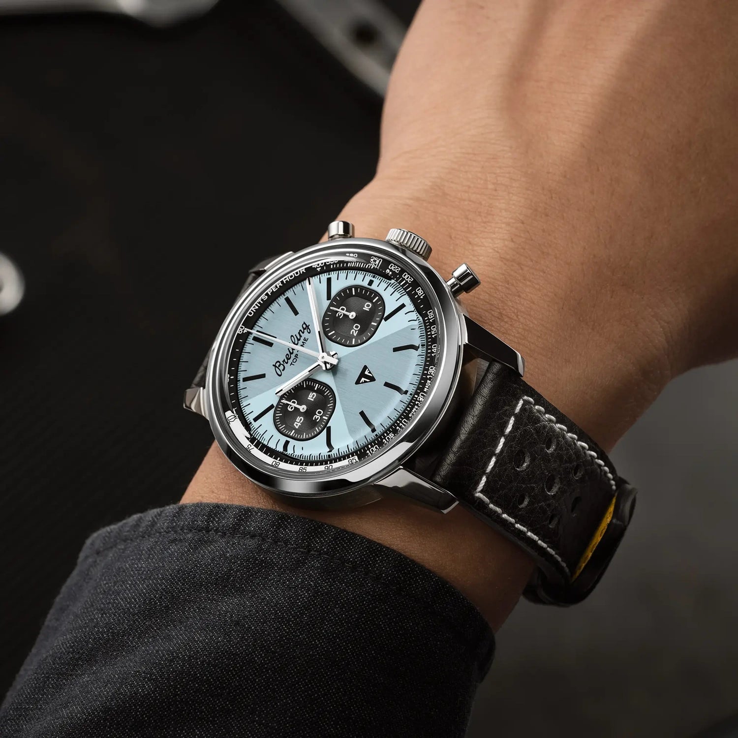 Breitling Top Time Triumph AB01764A1C1X1 — lifestyle on-wrist