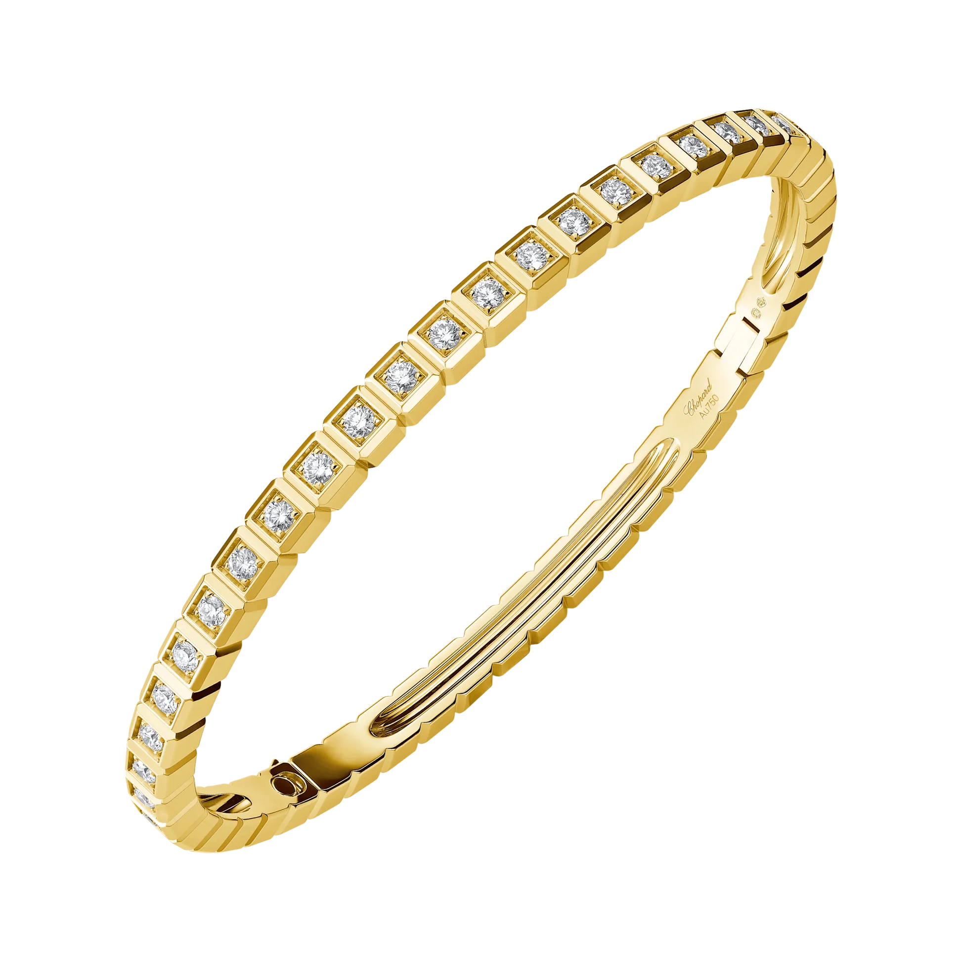 Chopard Ice Cube Náramok, etické žlté zlato, plne posiaty diamantmi