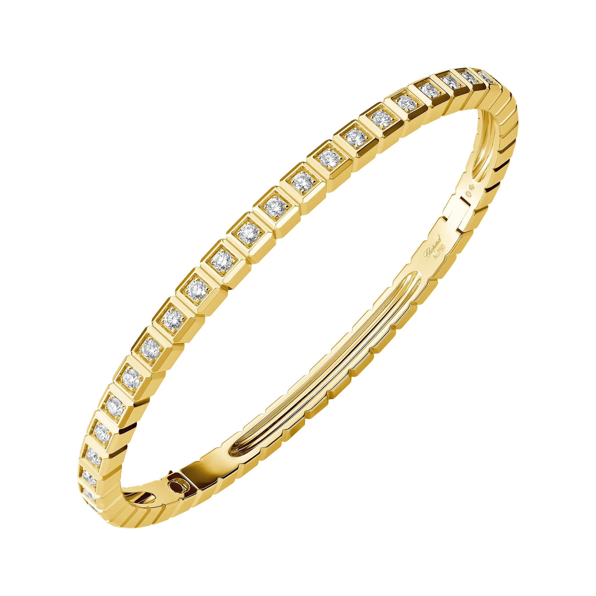 Chopard Ice Cube Náramok, etické žlté zlato, plne posiaty diamantmi