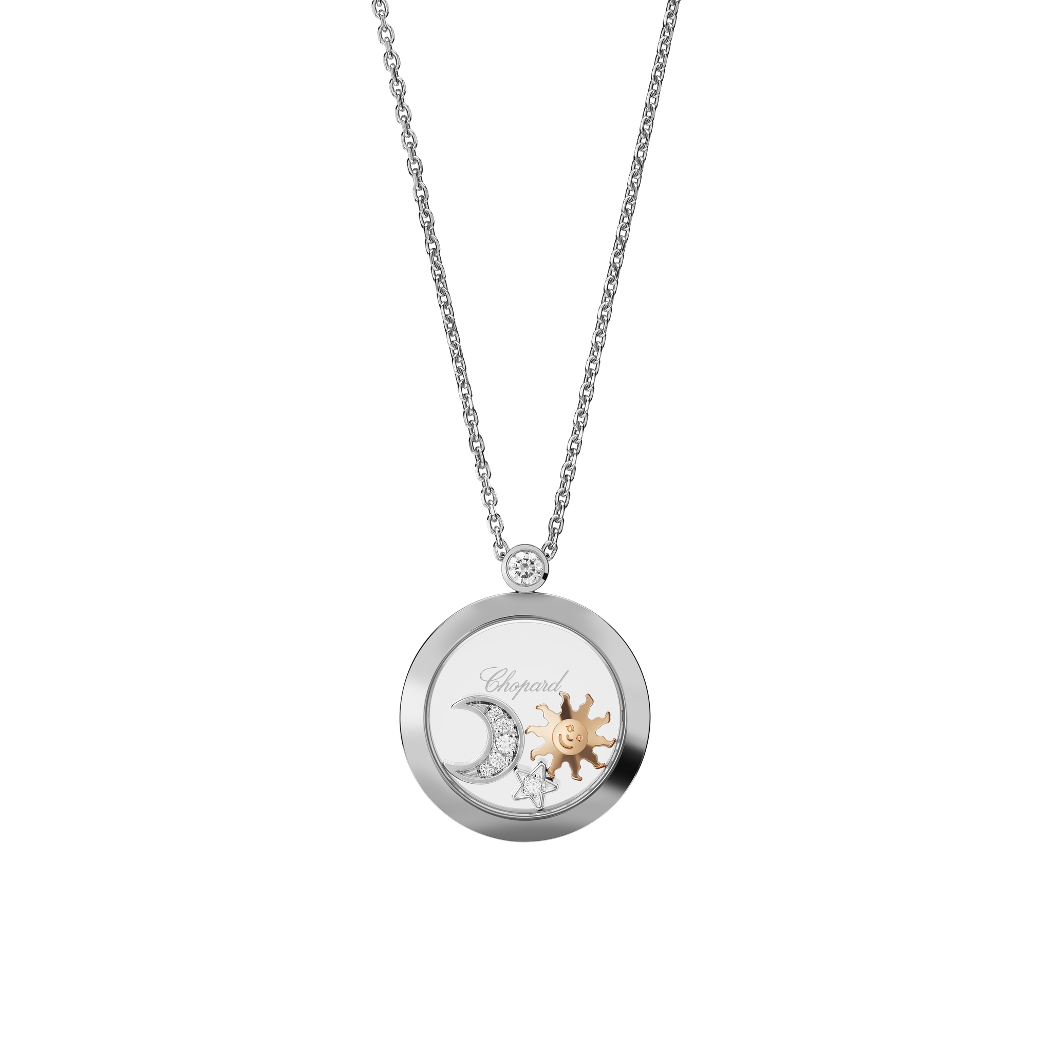 Náhrdelník Chopard Happy Sun, Moon and Stars - 1
