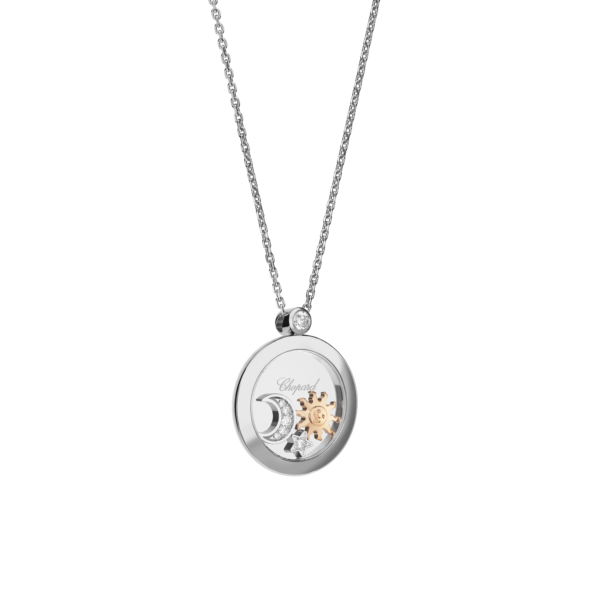 Náhrdelník Chopard Happy Sun, Moon and Stars - 2