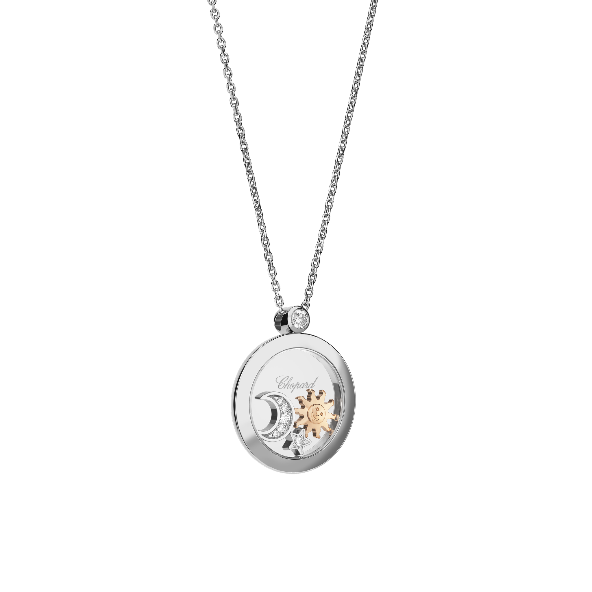 Náhrdelník Chopard Happy Sun, Moon and Stars - 2