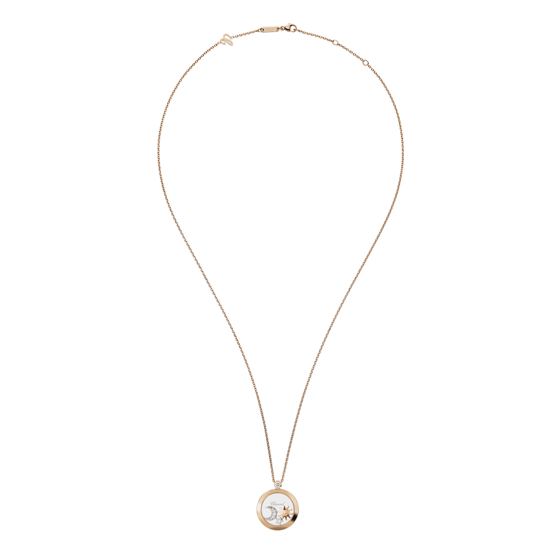 Náhrdelník Chopard Happy Sun, Moon and Stars - 3