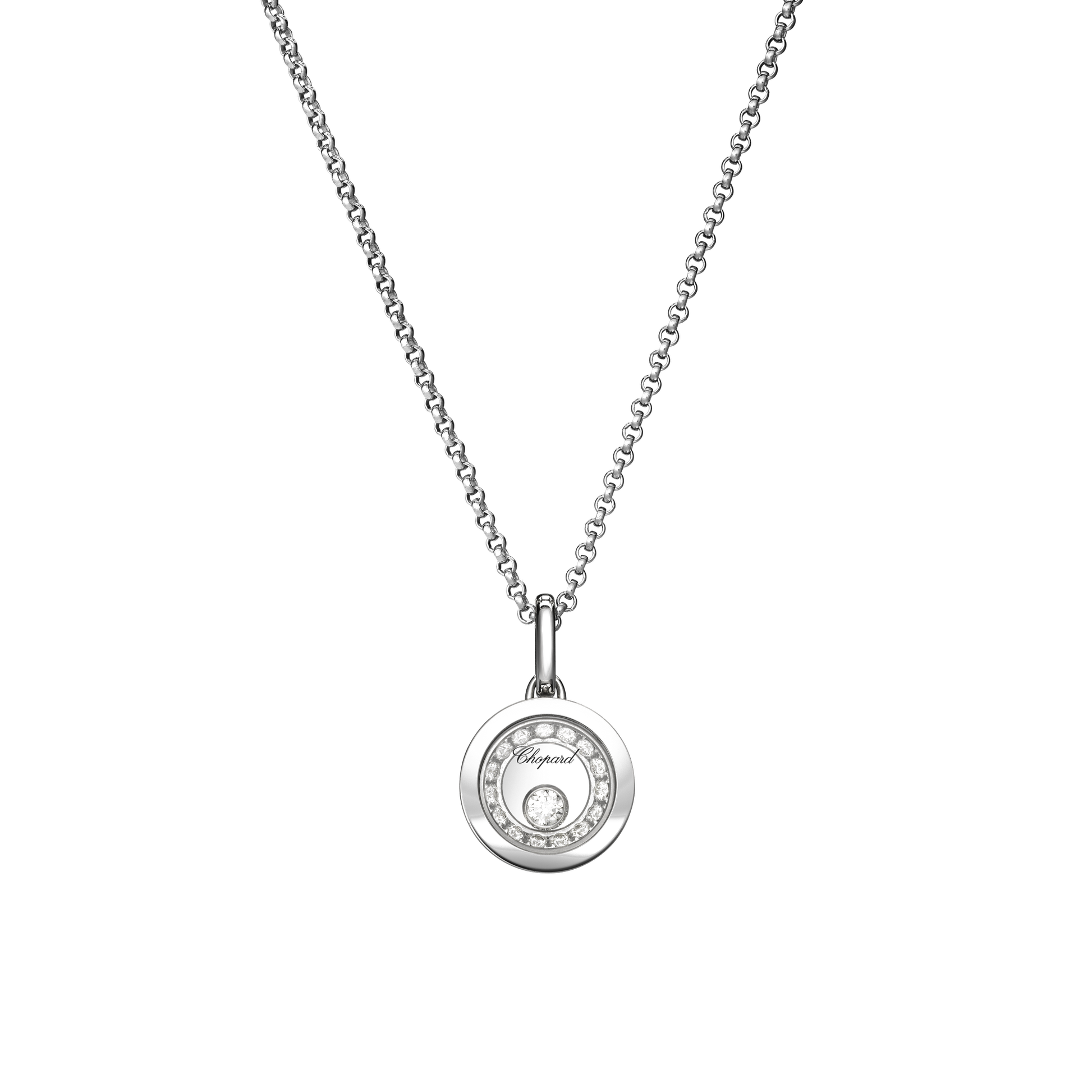 Náhrdelník Chopard White Gold Diamond Pendant - 1