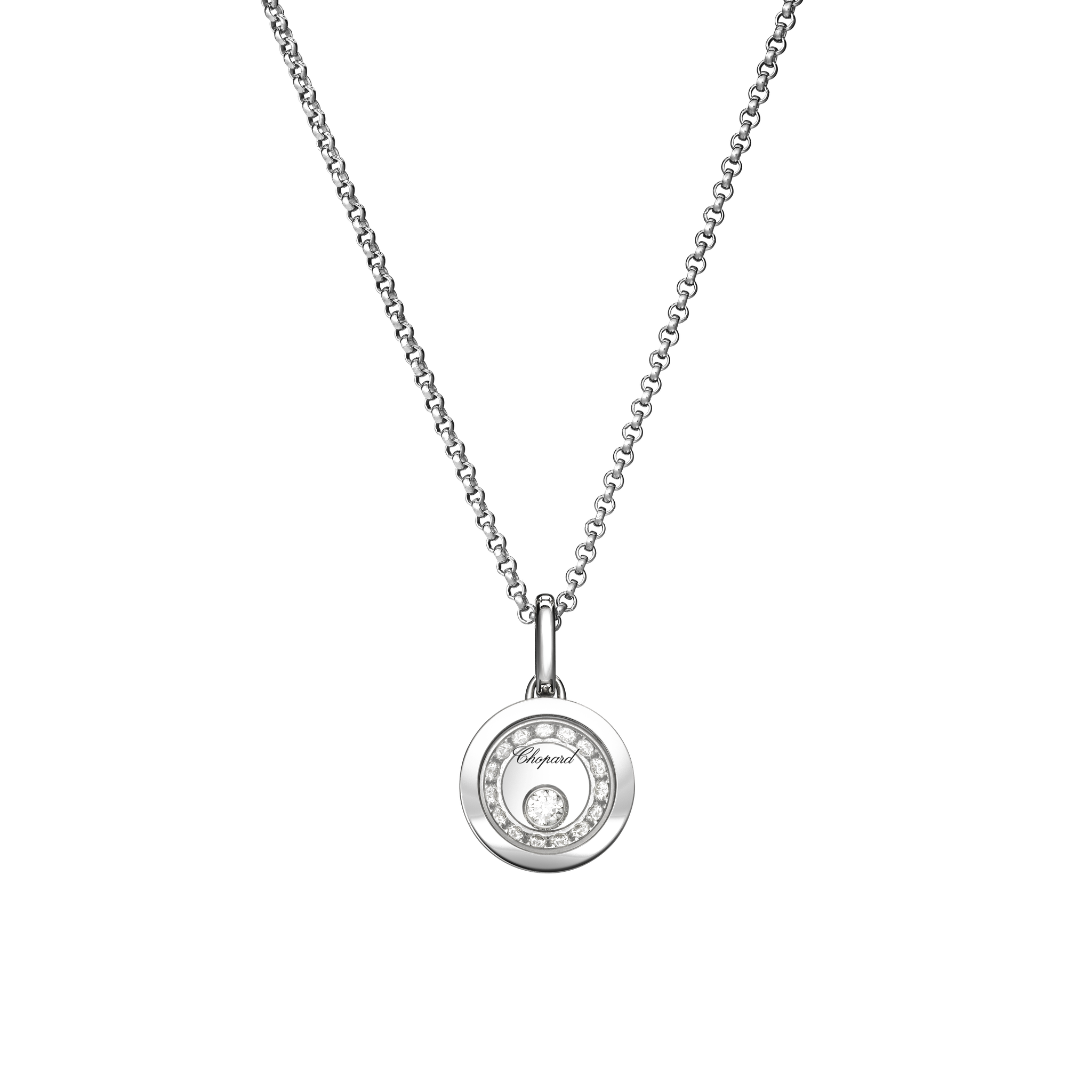 Náhrdelník Chopard White Gold Diamond Pendant - 1