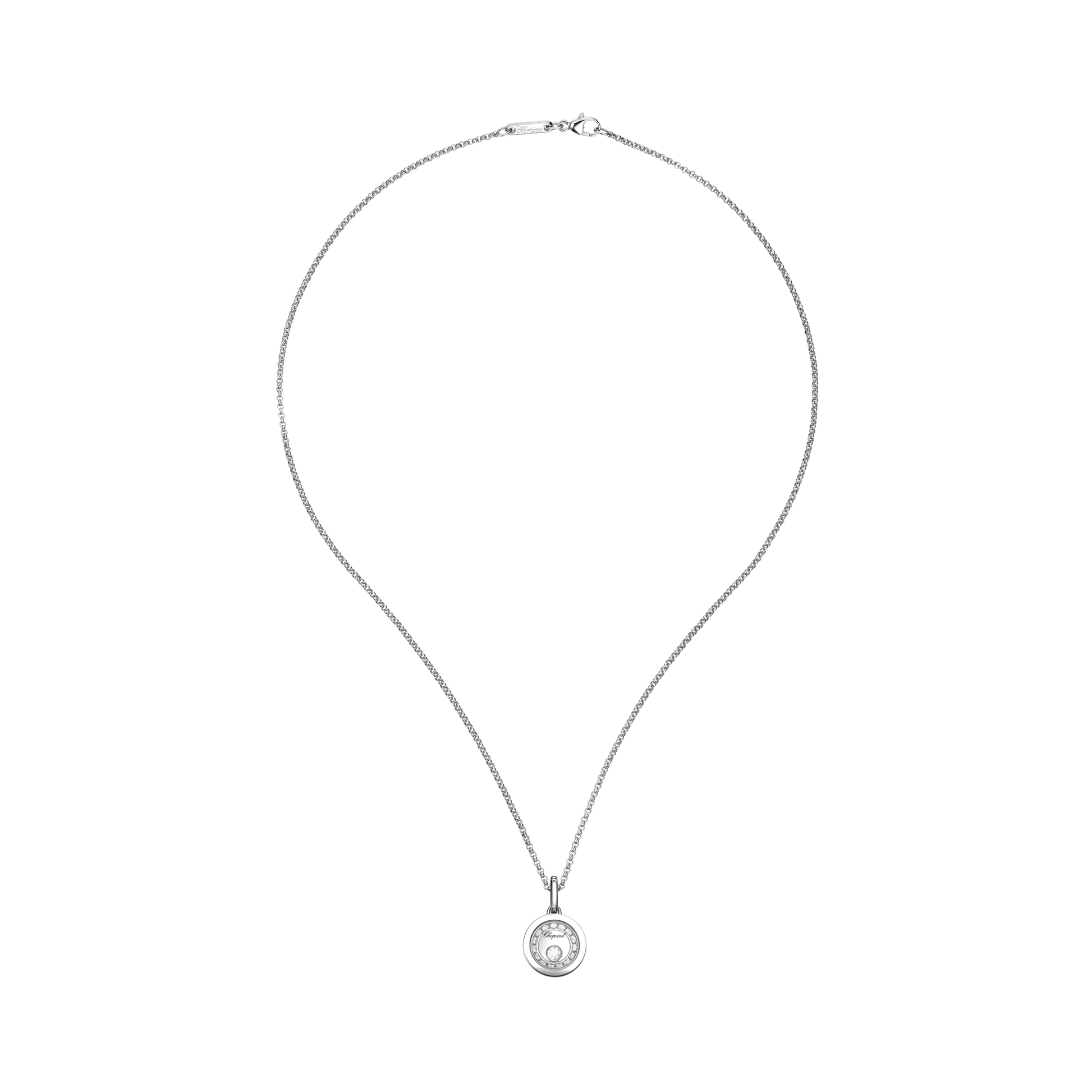Náhrdelník Chopard White Gold Diamond Pendant - 3