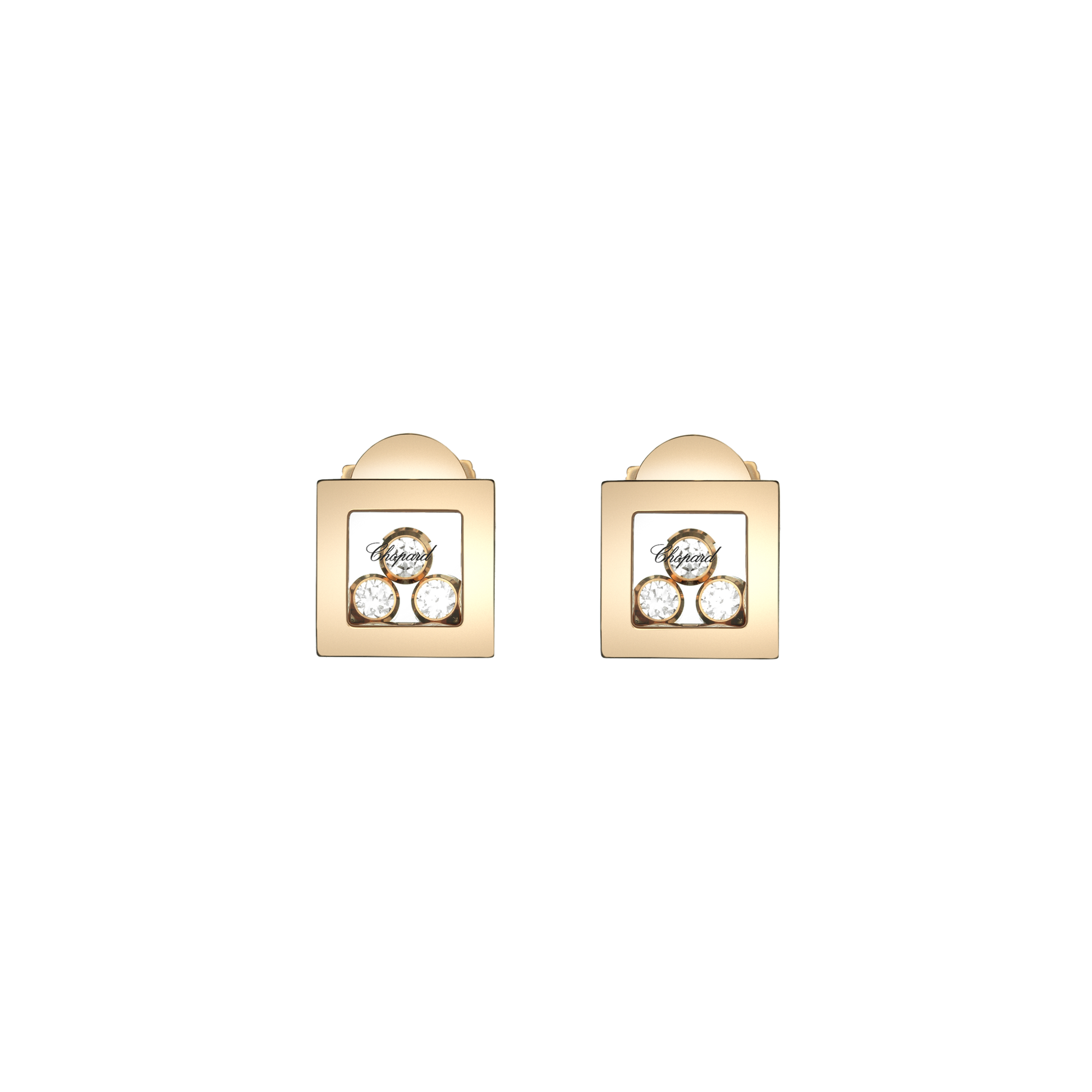 Náušnice Chopard Happy Diamonds Icon - 3