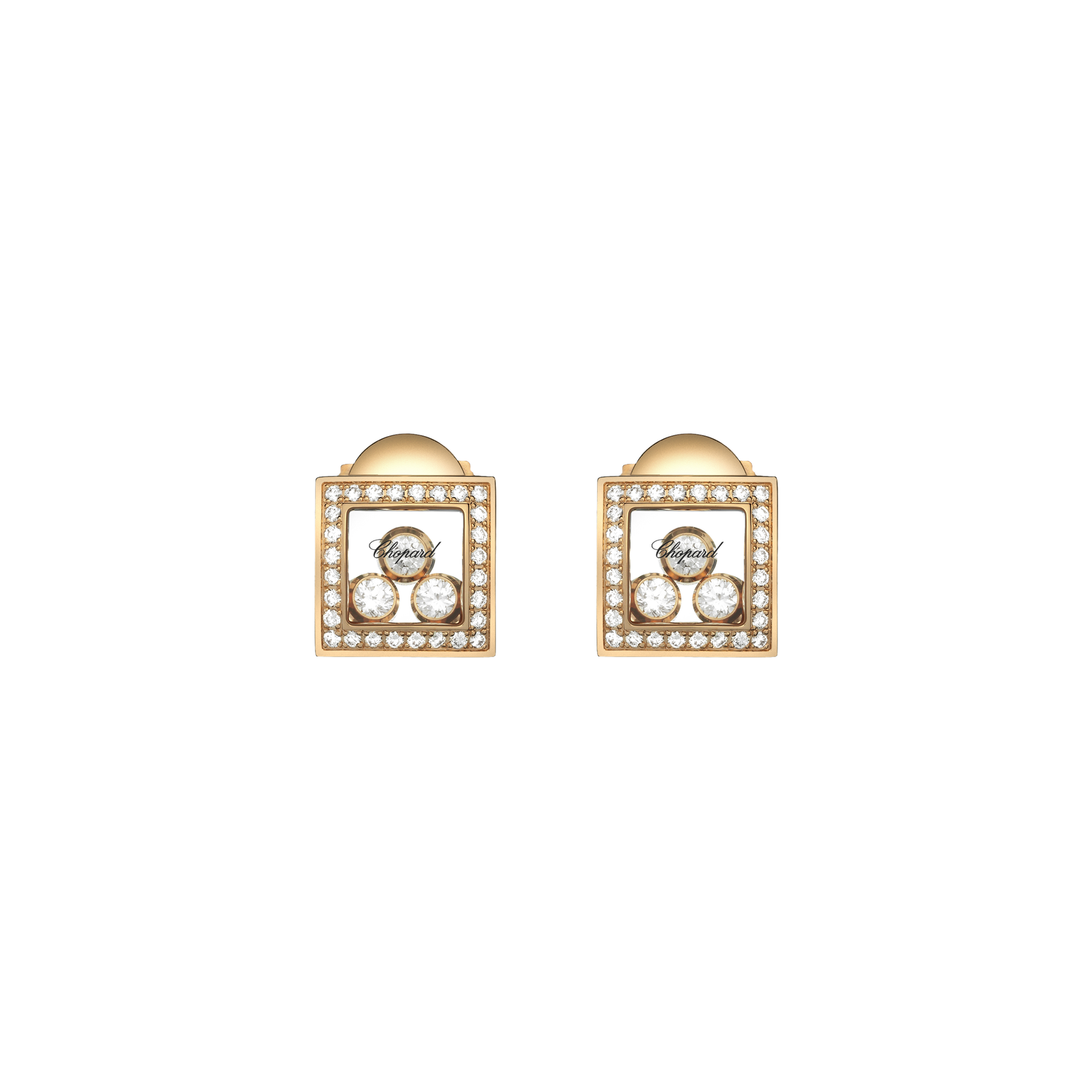 Náušnice Chopard Happy Diamonds Icon - 3