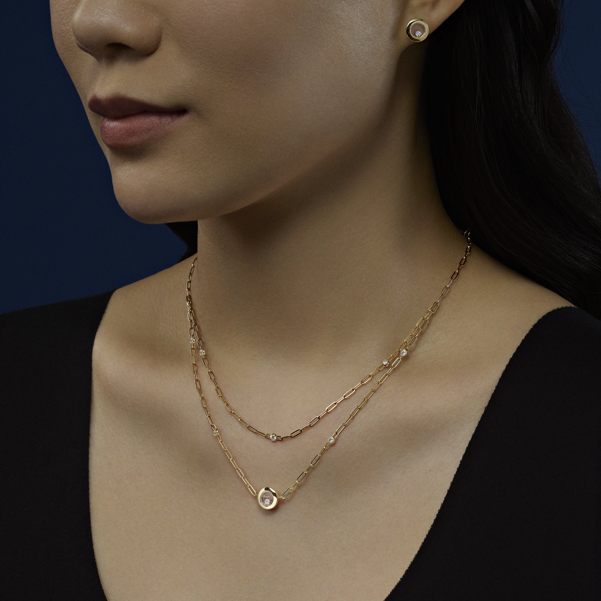 Náušnice Chopard Happy Diamonds Icon - 5