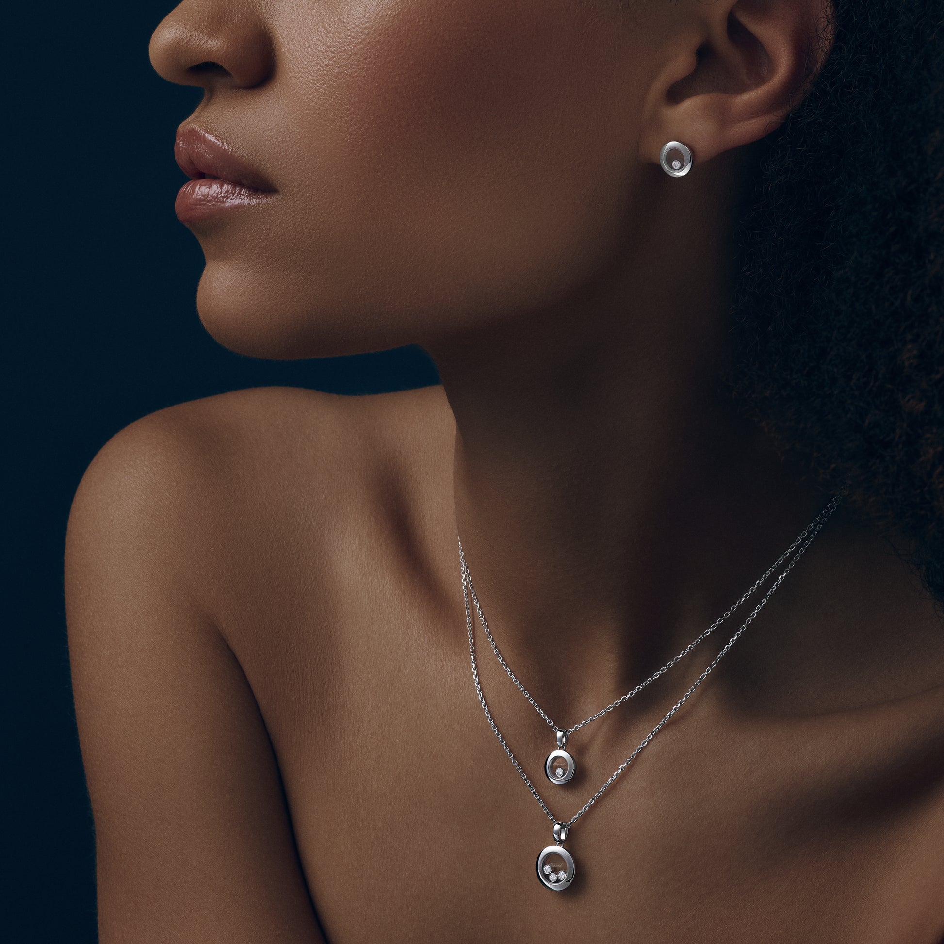 Náušnice Chopard Happy Diamonds Icon - 6