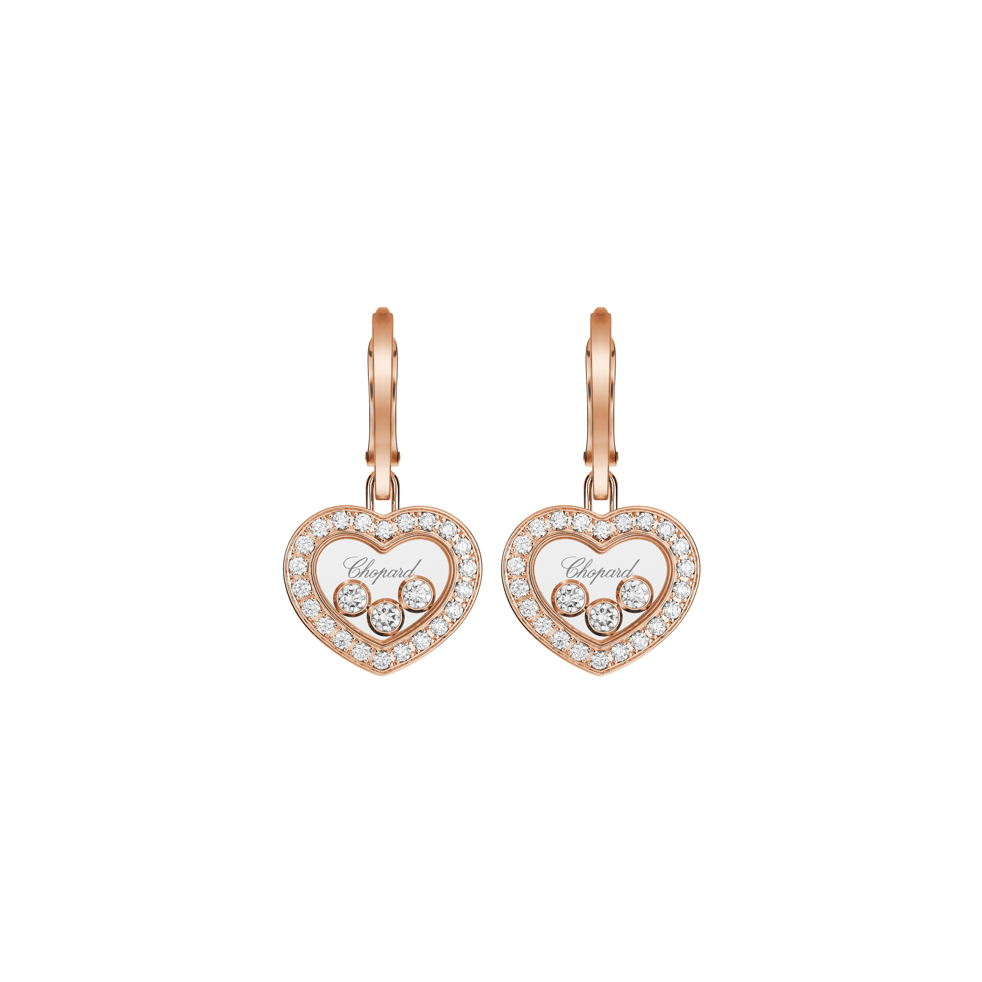 Náušnice Chopard Happy Diamonds Icon - 3