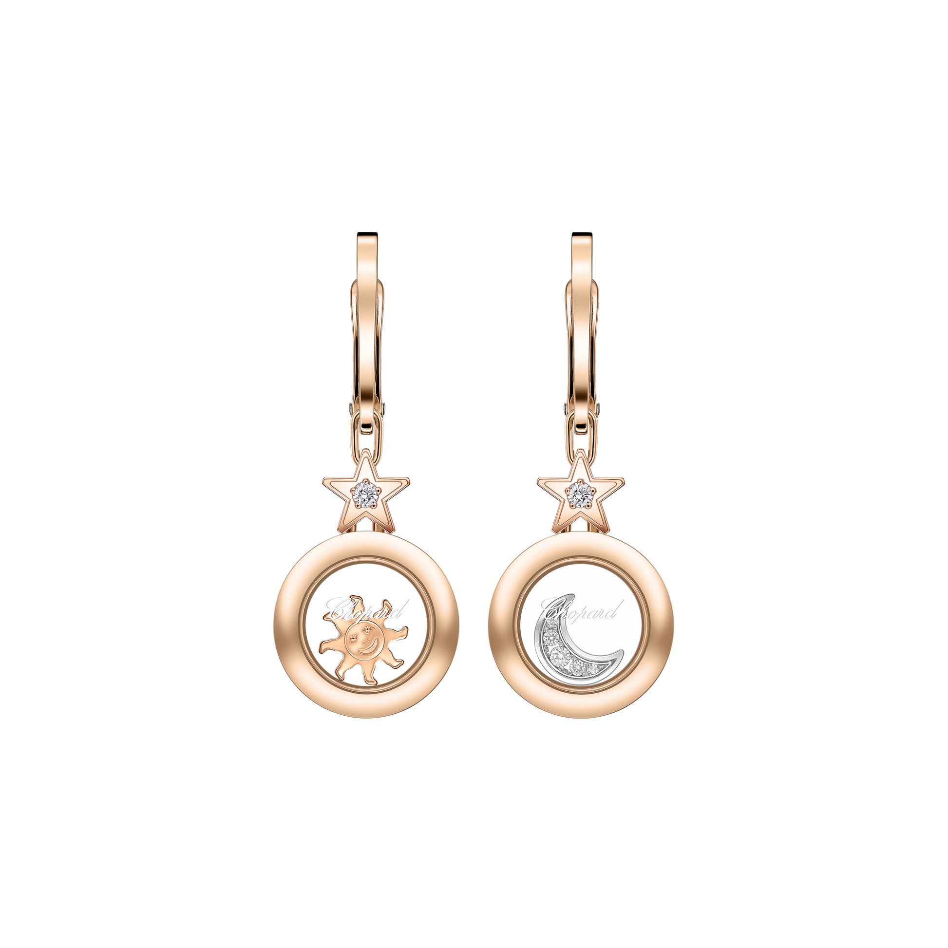 Náušnice Chopard Happy Diamonds Sun, Moon and Stars - 3