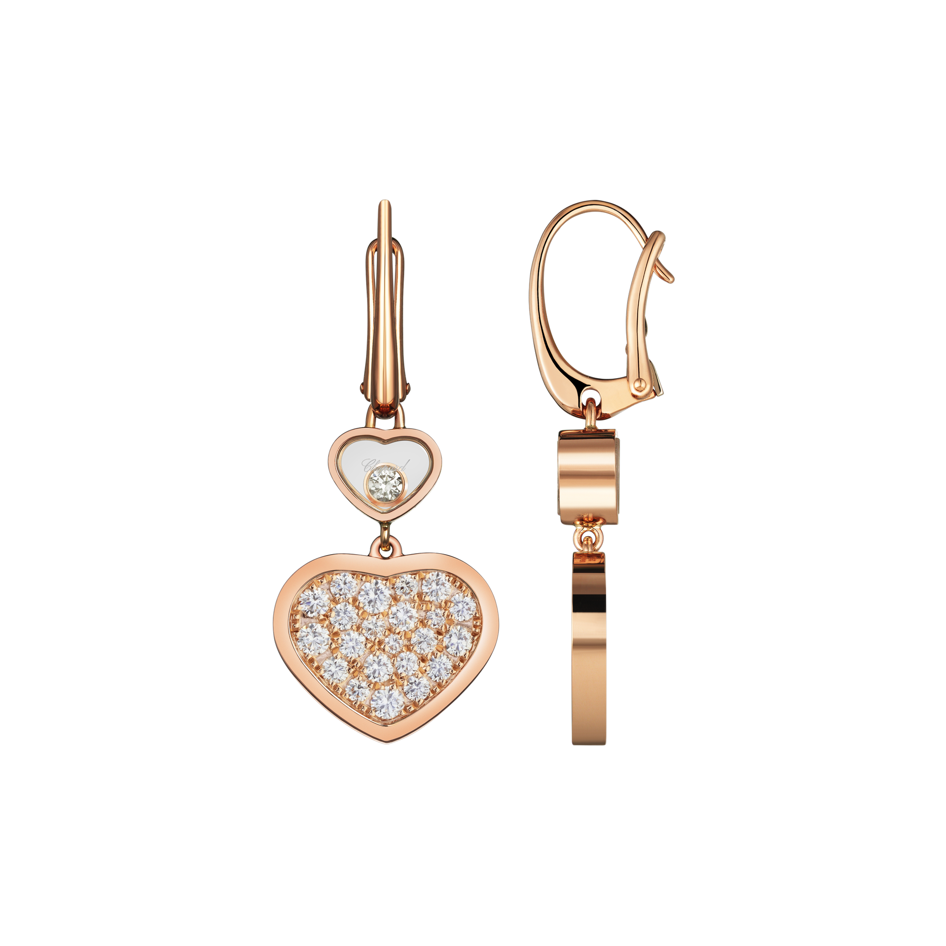 Náušnice Chopard Happy Hearts - 2