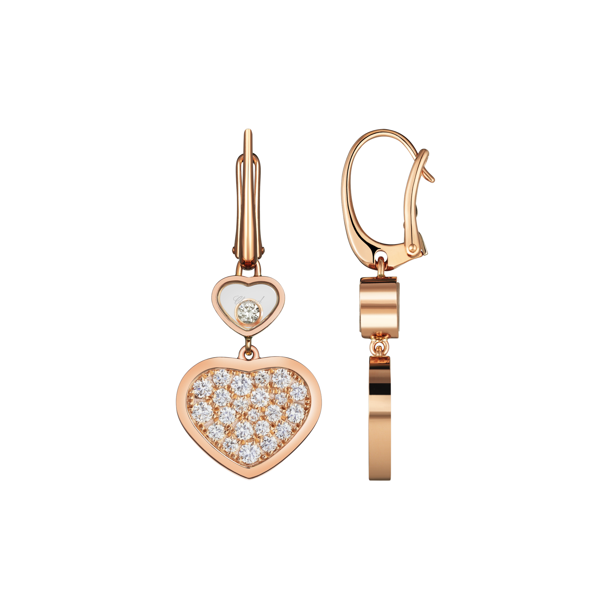 Náušnice Chopard Happy Hearts - 2