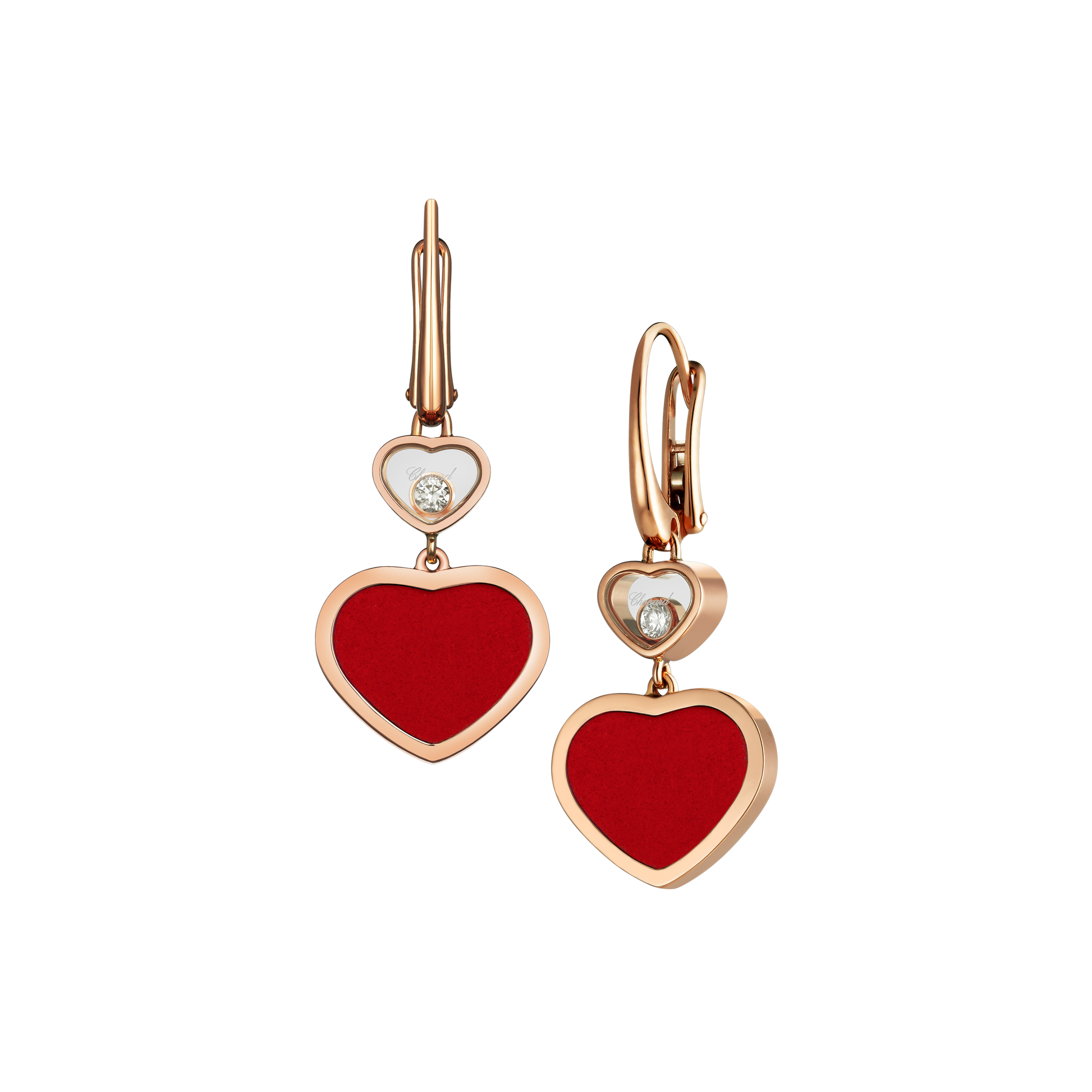 Náušnice Chopard Happy Hearts - 1
