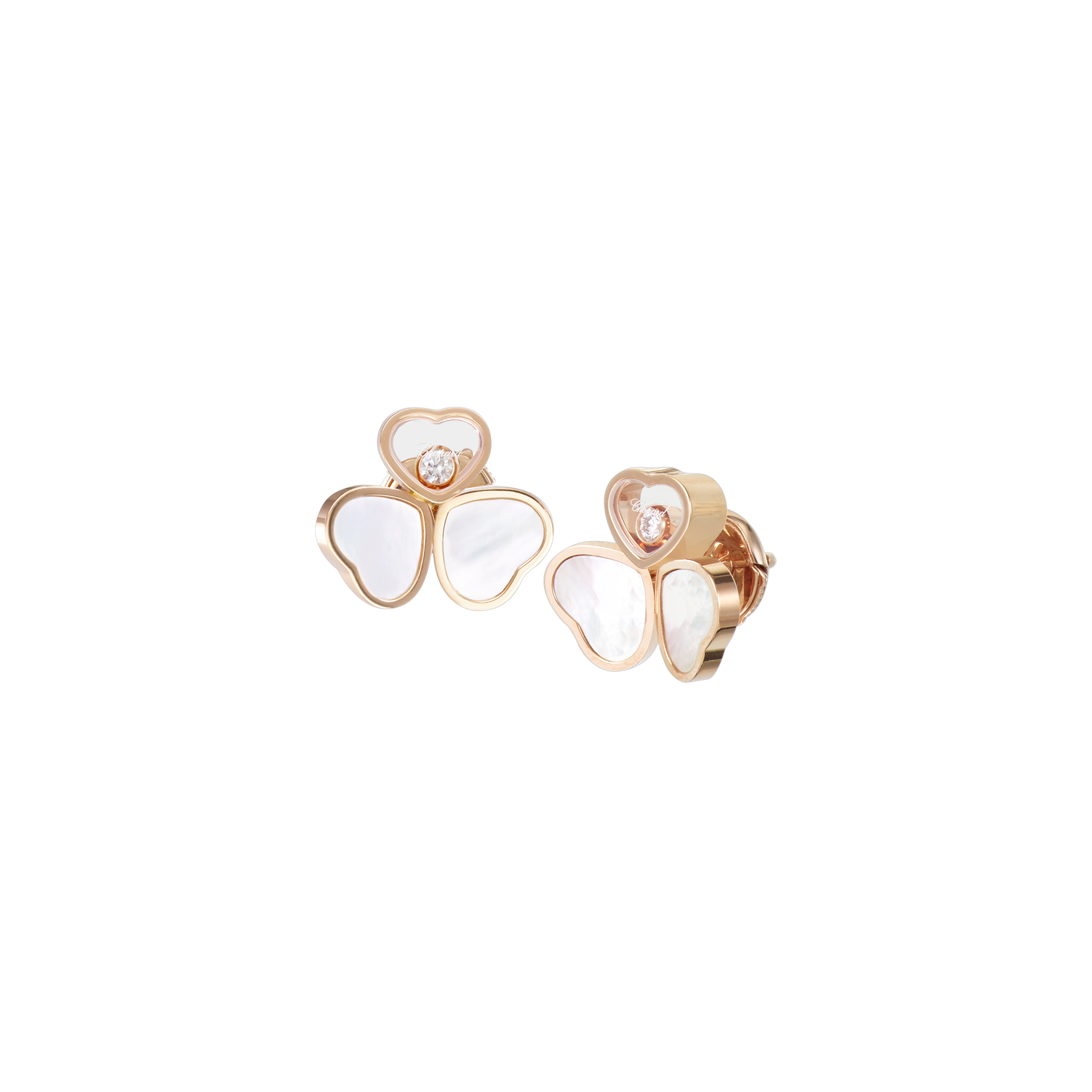Náušnice Chopard Happy Hearts Wings - 1