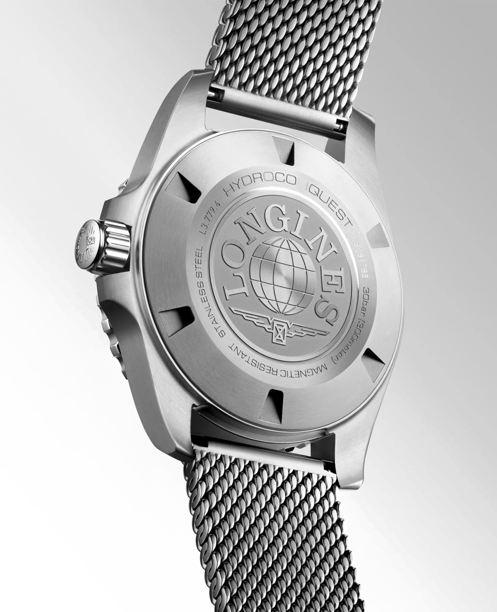 Longines HydroConquest Automatic 39 mm čierny lakovaný