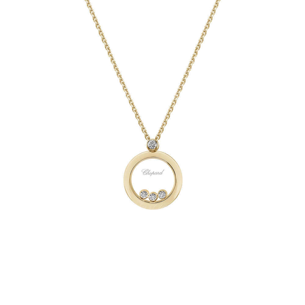 Náhrdelník Chopard Happy Diamonds Icons Yellow Gold Pendant