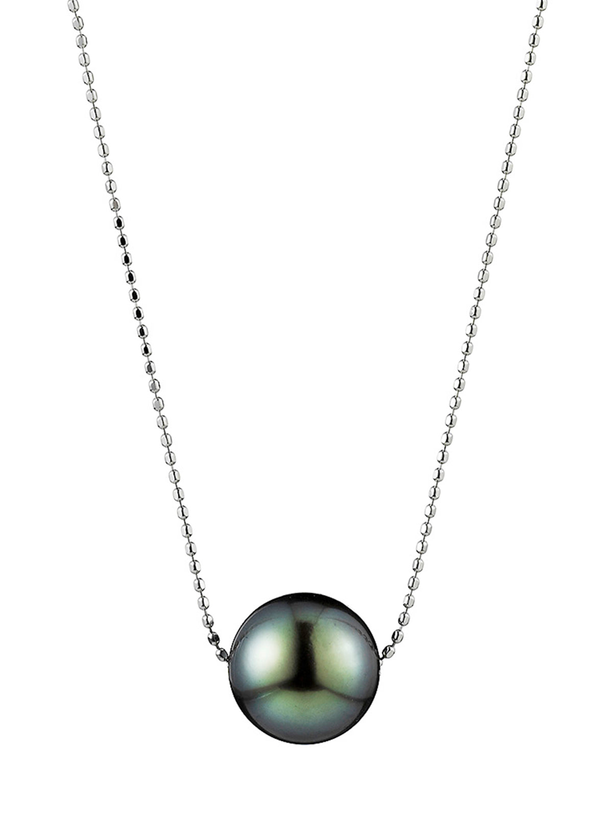 Náhrdelník YANA NESPER Bubbles z bieleho zlata s perlou Tahiti